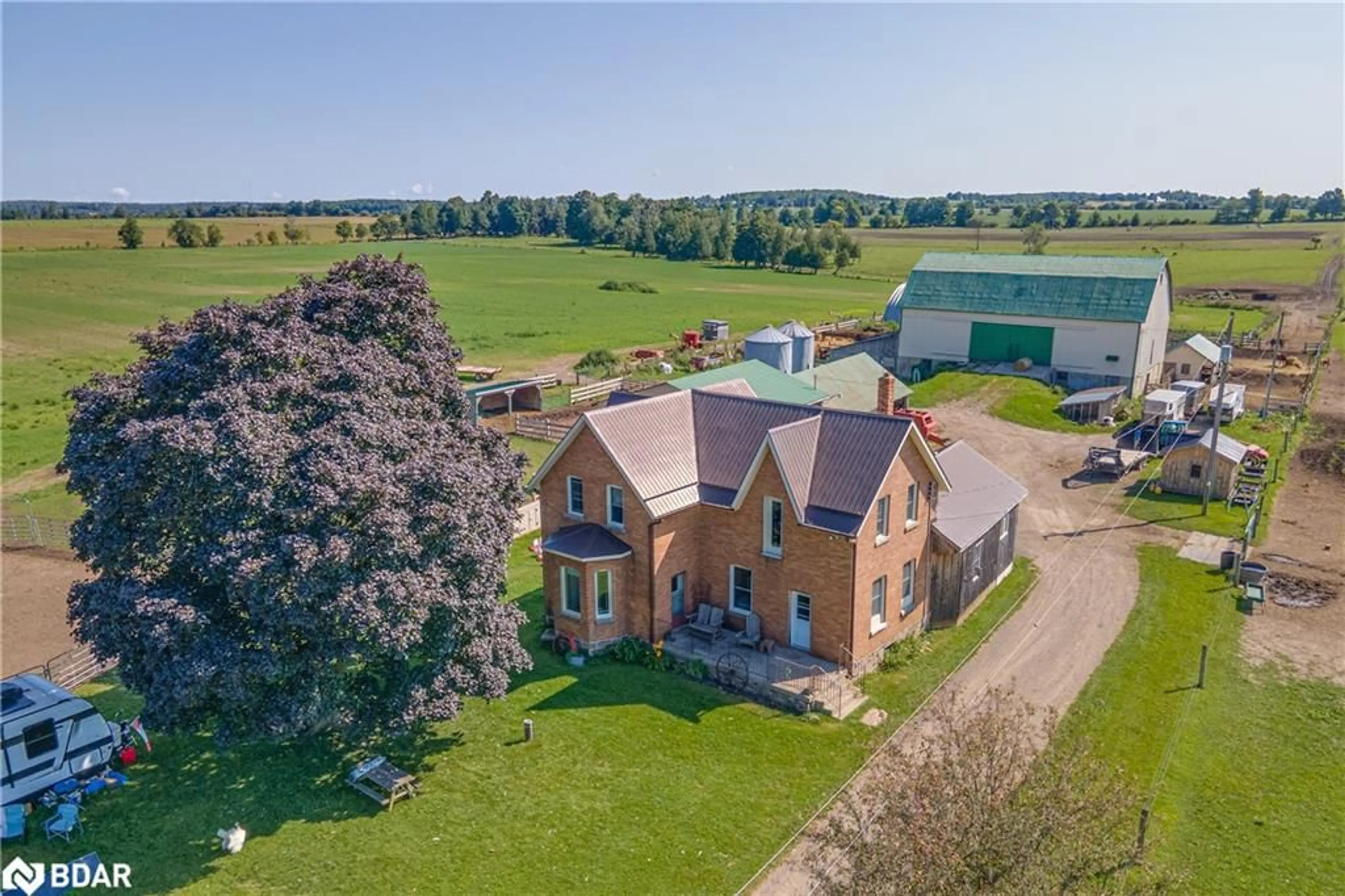 A pic from outside/outdoor area/front of a property/back of a property/a pic from drone, building for 6409 10th Line, Essa Ontario L0L 2N0