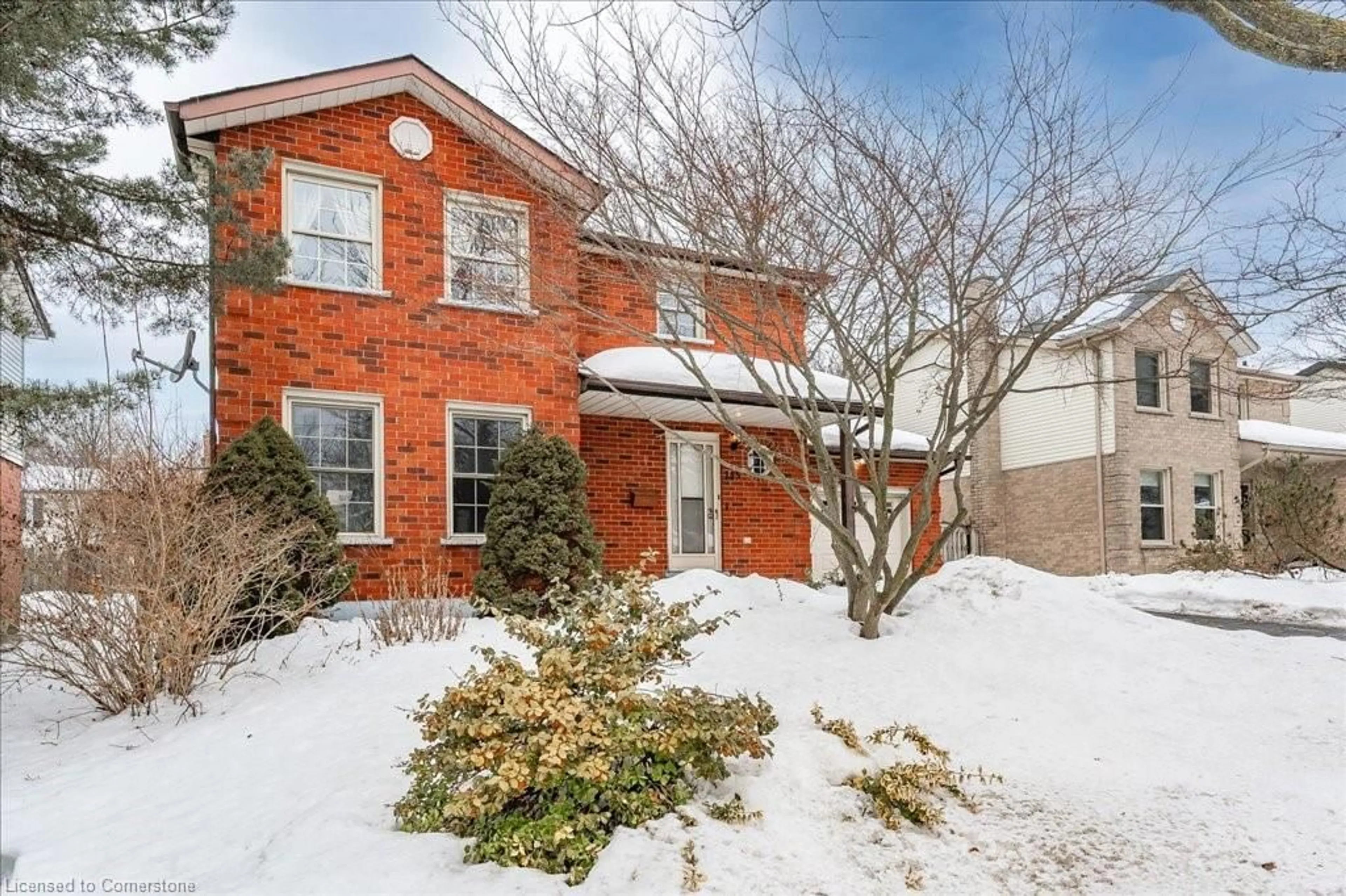 Home with brick exterior material, street for 145 Kortright Rd, Guelph Ontario N1G 3N9