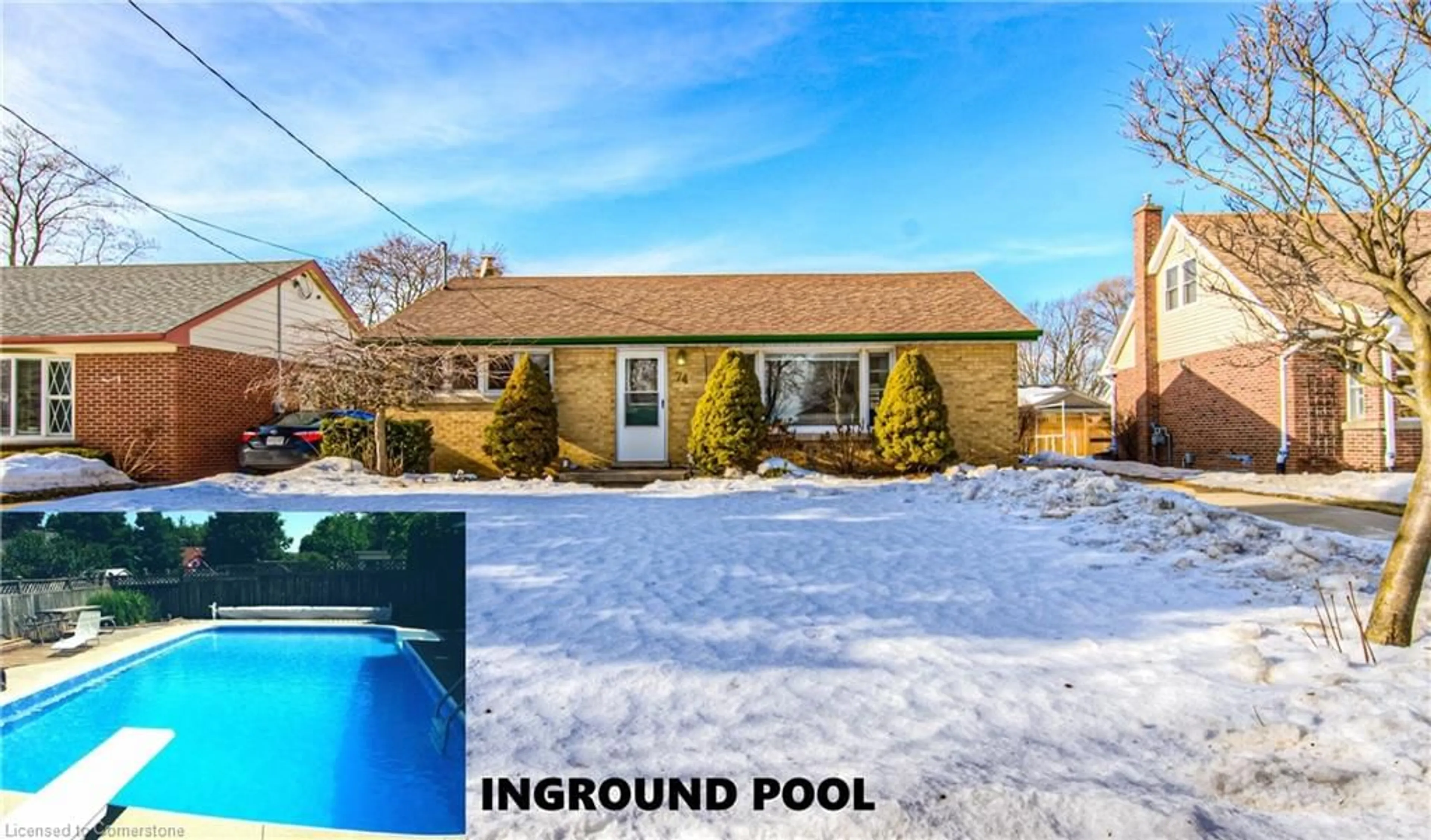 Pool for 74 Chelsea Rd, Kitchener Ontario N2B 1H9