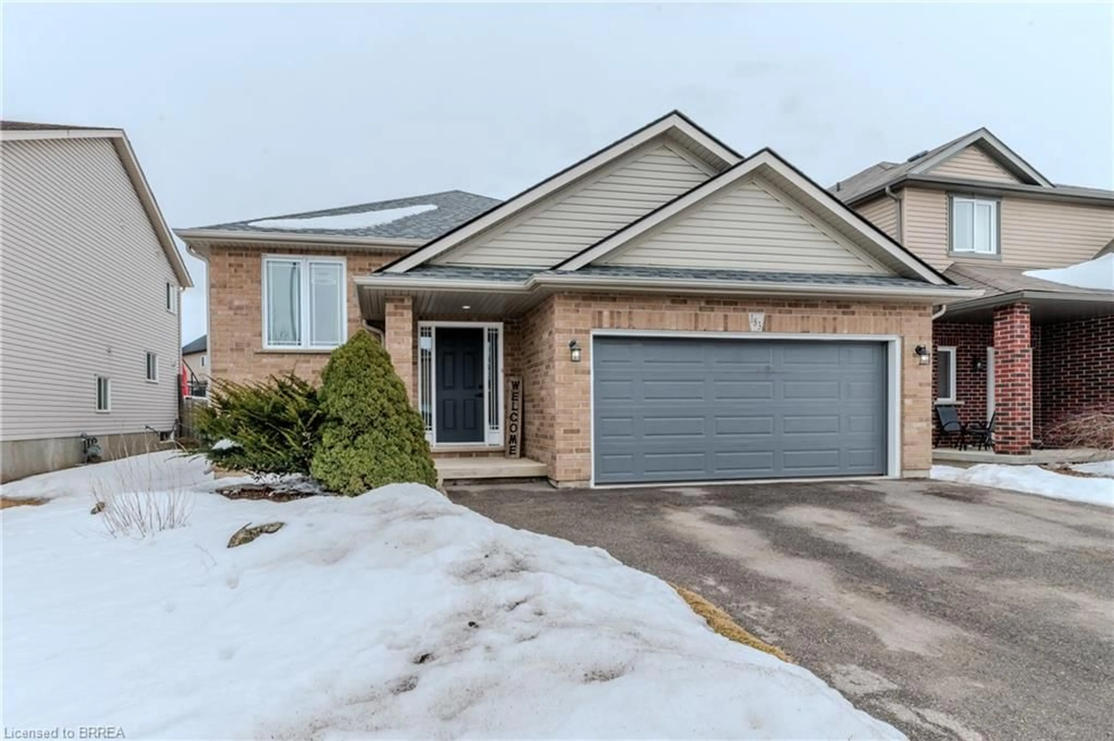 Home with brick exterior material, street for 183 Mcguiness Dr, Brantford Ontario N3T 0B5