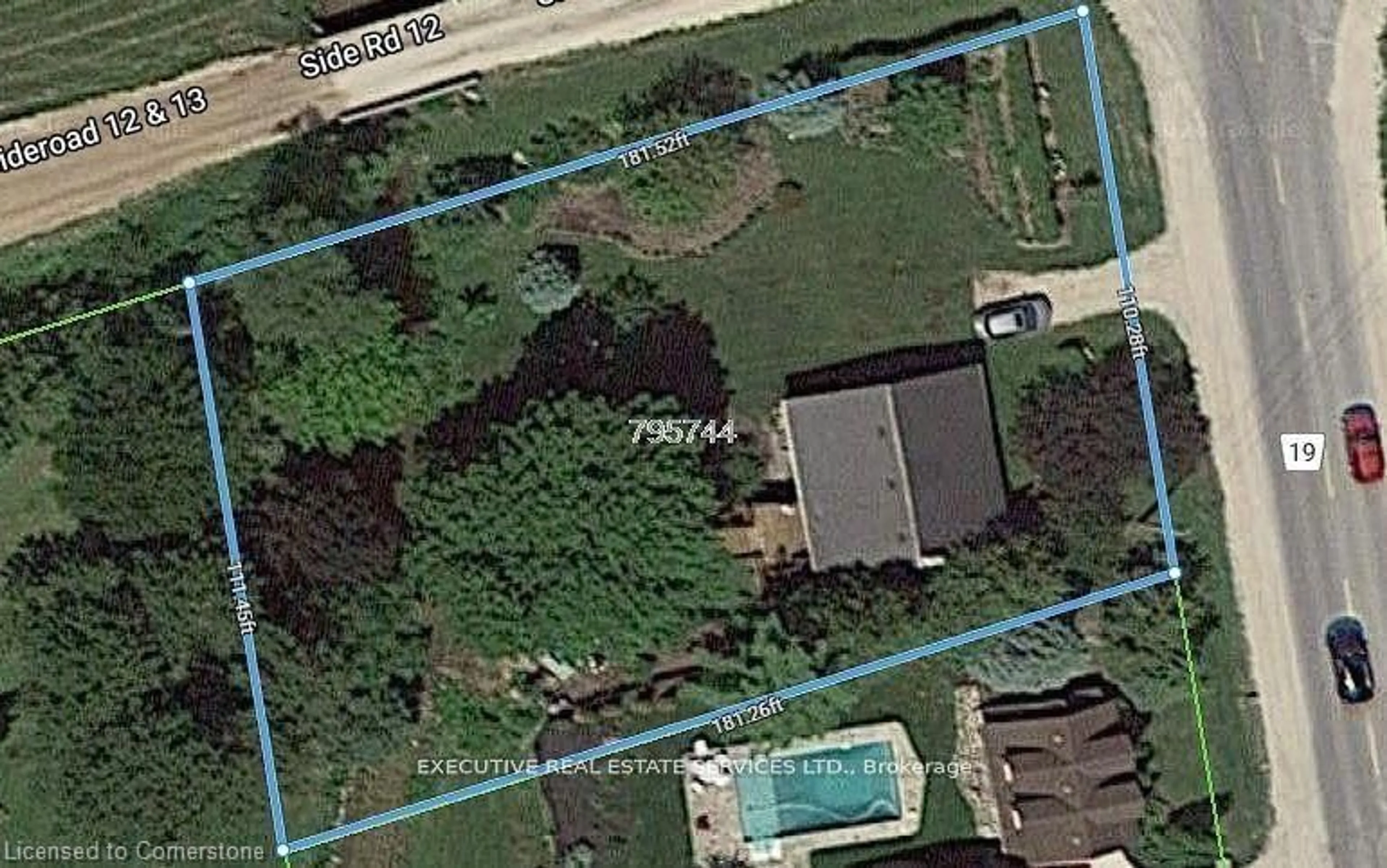 A pic from outside/outdoor area/front of a property/back of a property/a pic from drone, street for 795744 Grey Road 19, The Blue Mountains Ontario L9Y 0P6