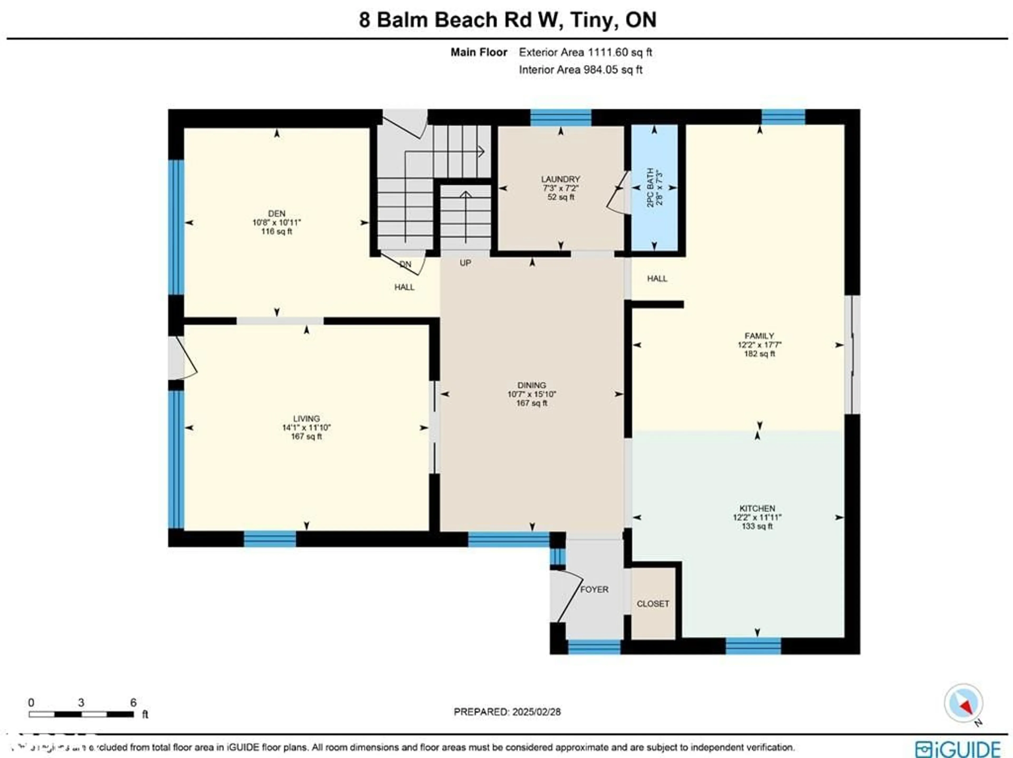 Floor plan for 8 Balm Beach Road West, Perkinsfield Ontario L0L 2J0