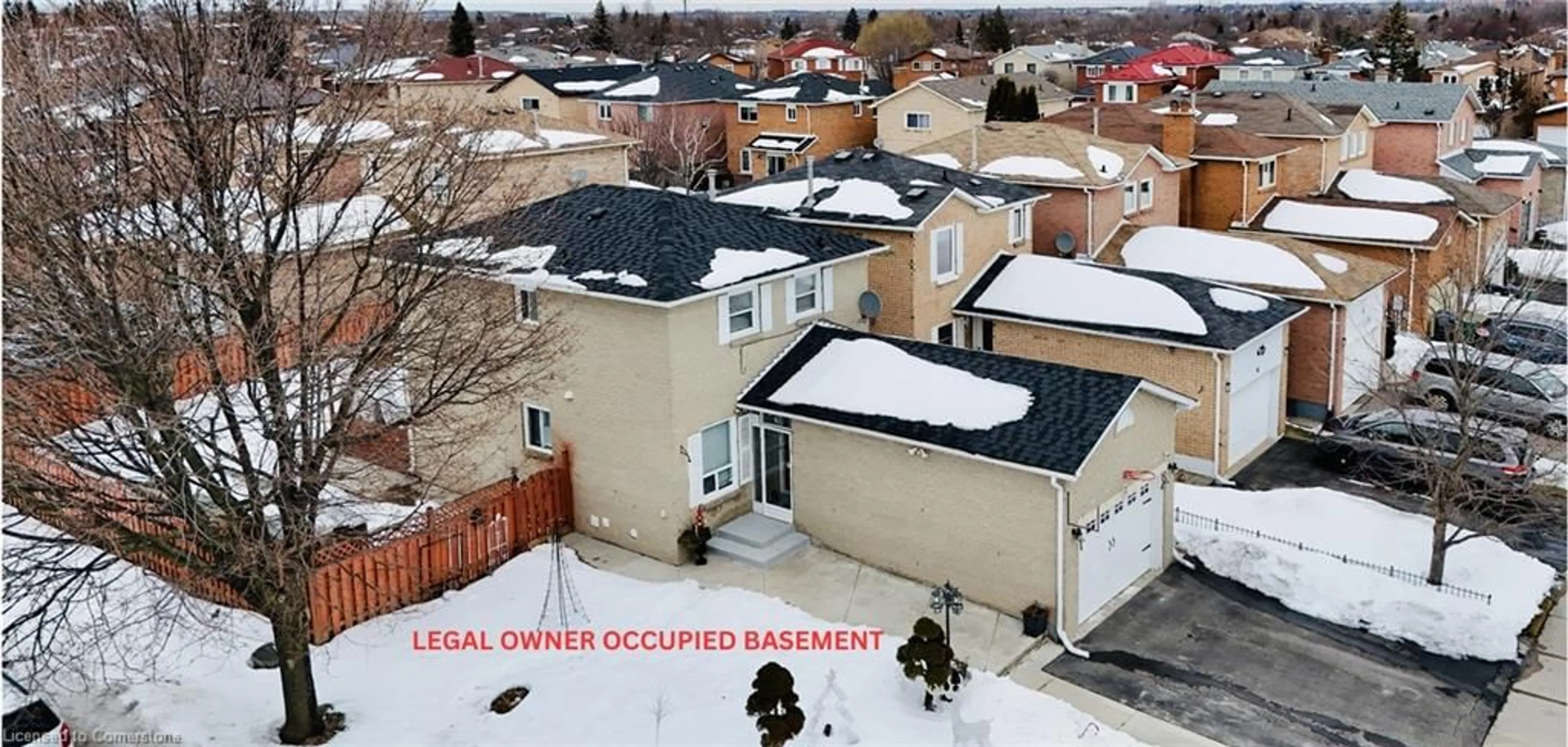 A pic from outside/outdoor area/front of a property/back of a property/a pic from drone, city buildings view from balcony for 2 Cortez Crt, Brampton Ontario L6X 3Z4