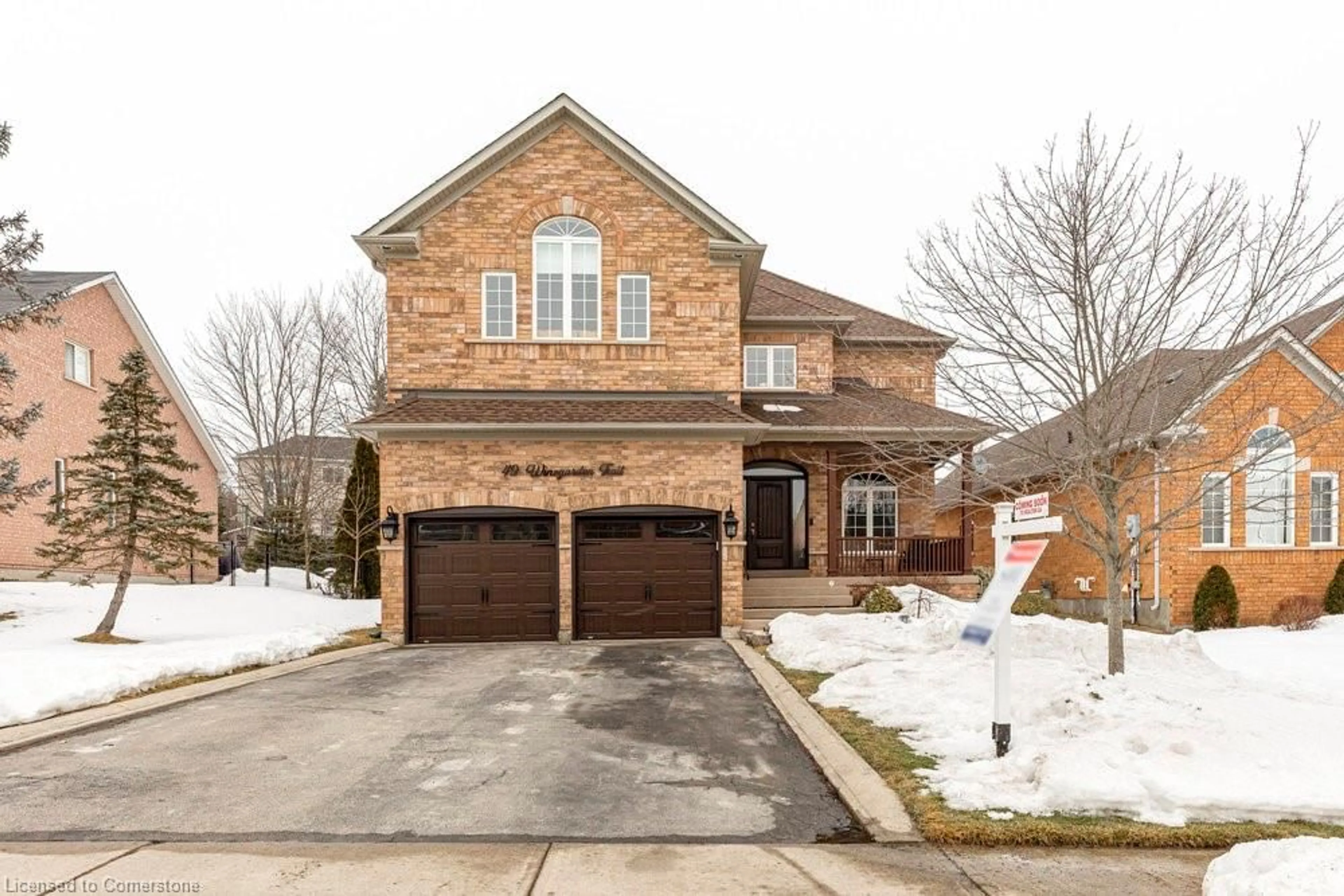 Home with brick exterior material, street for 49 Winegarden Trail, Dundas Ontario L9H 7M1