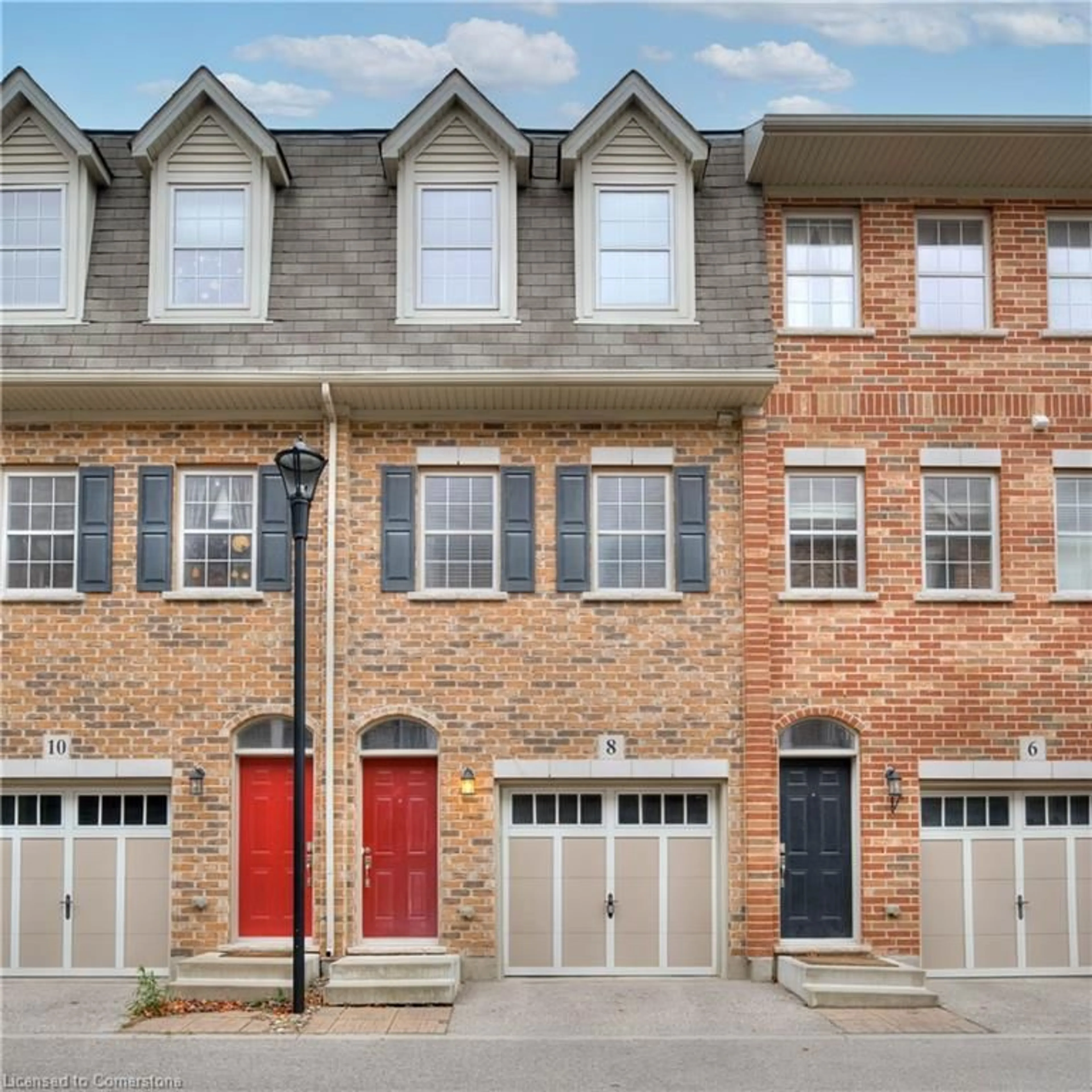 Home with brick exterior material, street for 8 Cheltenham Mews, Kitchener Ontario N2H 0B2