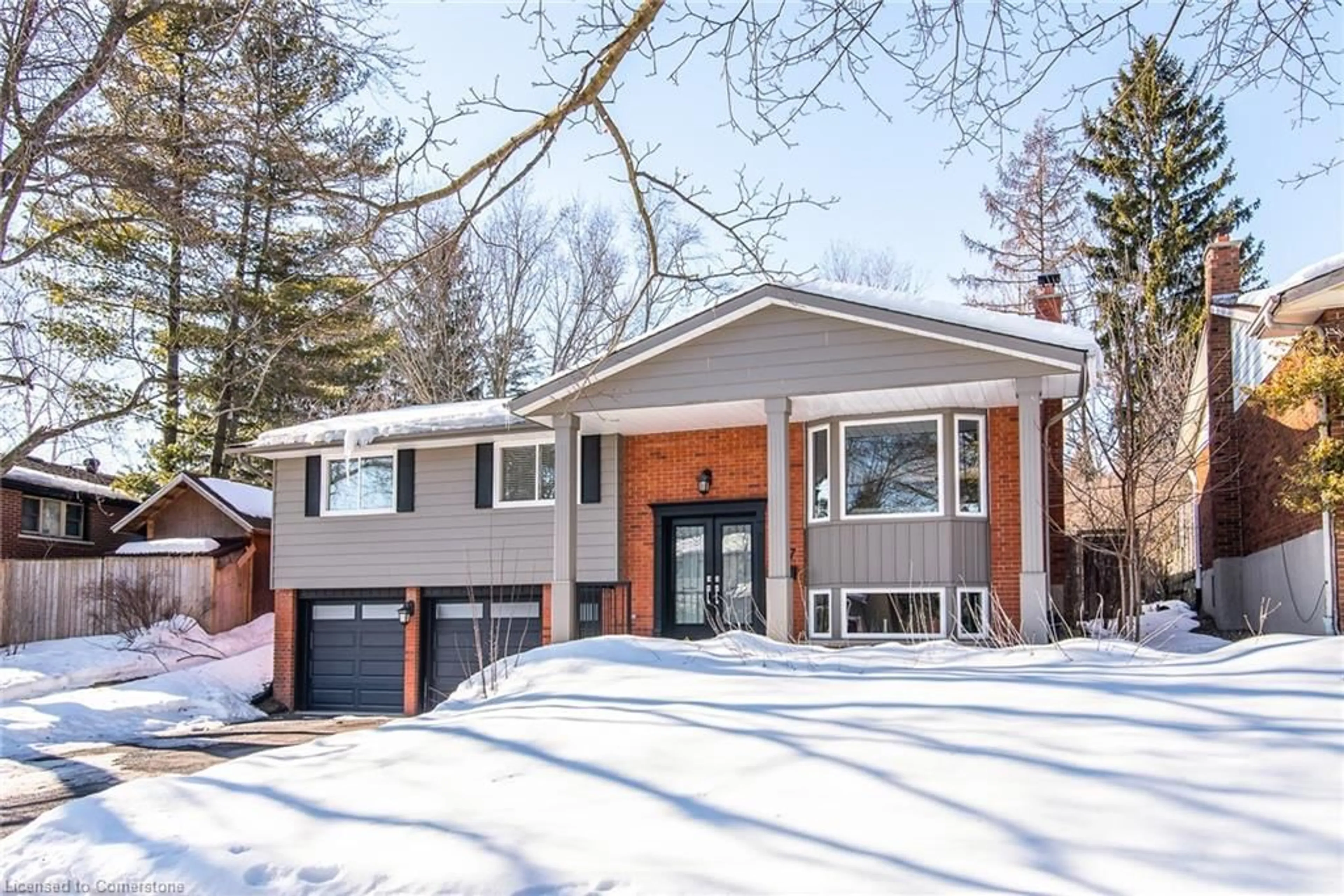 Home with brick exterior material, street for 117 Candlewood Cres, Waterloo Ontario N2L 5M7