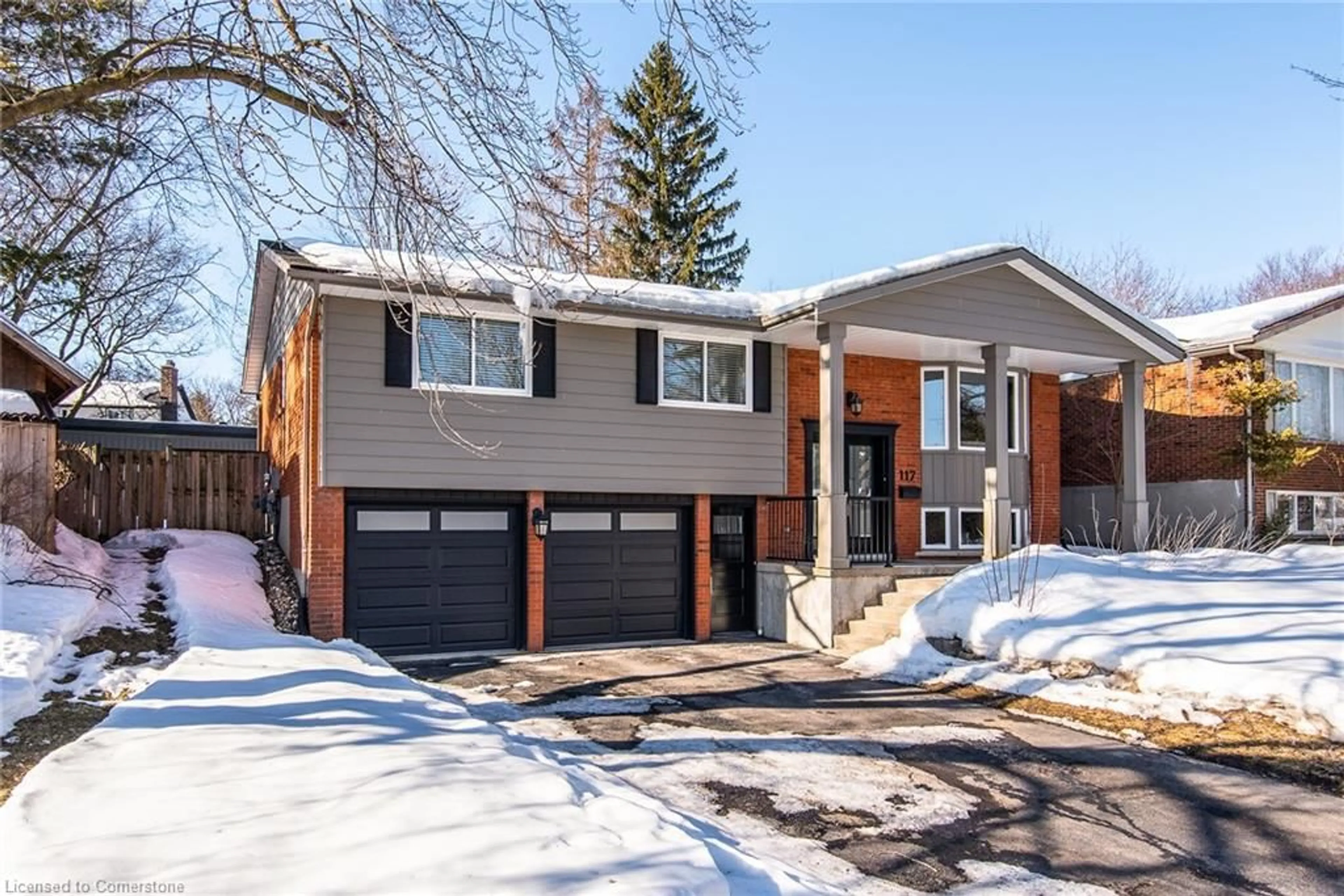 Home with brick exterior material, street for 117 Candlewood Cres, Waterloo Ontario N2L 5M7