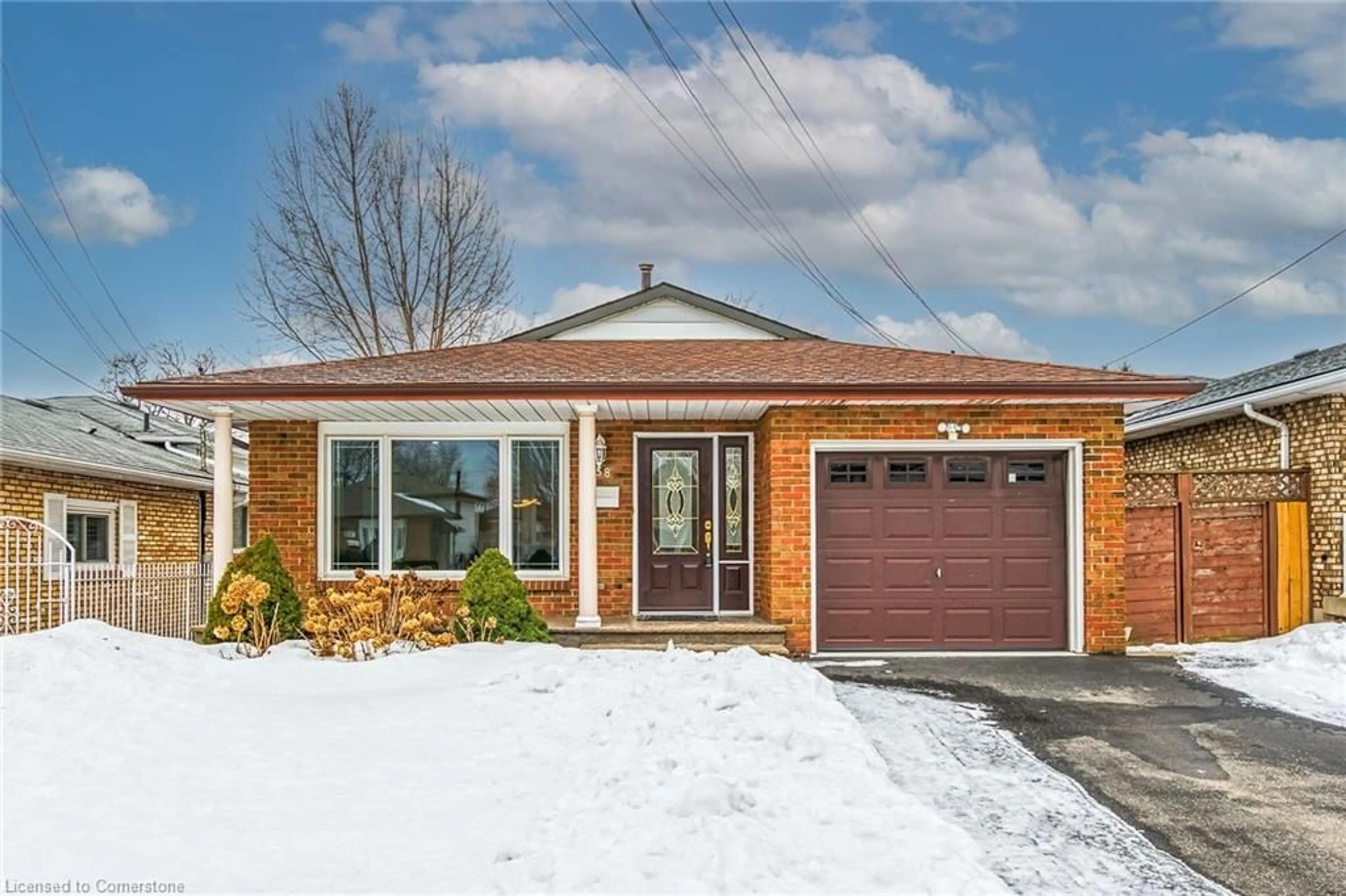 Home with brick exterior material, street for 58 Quaker Cres, Hamilton Ontario L8W 1H5