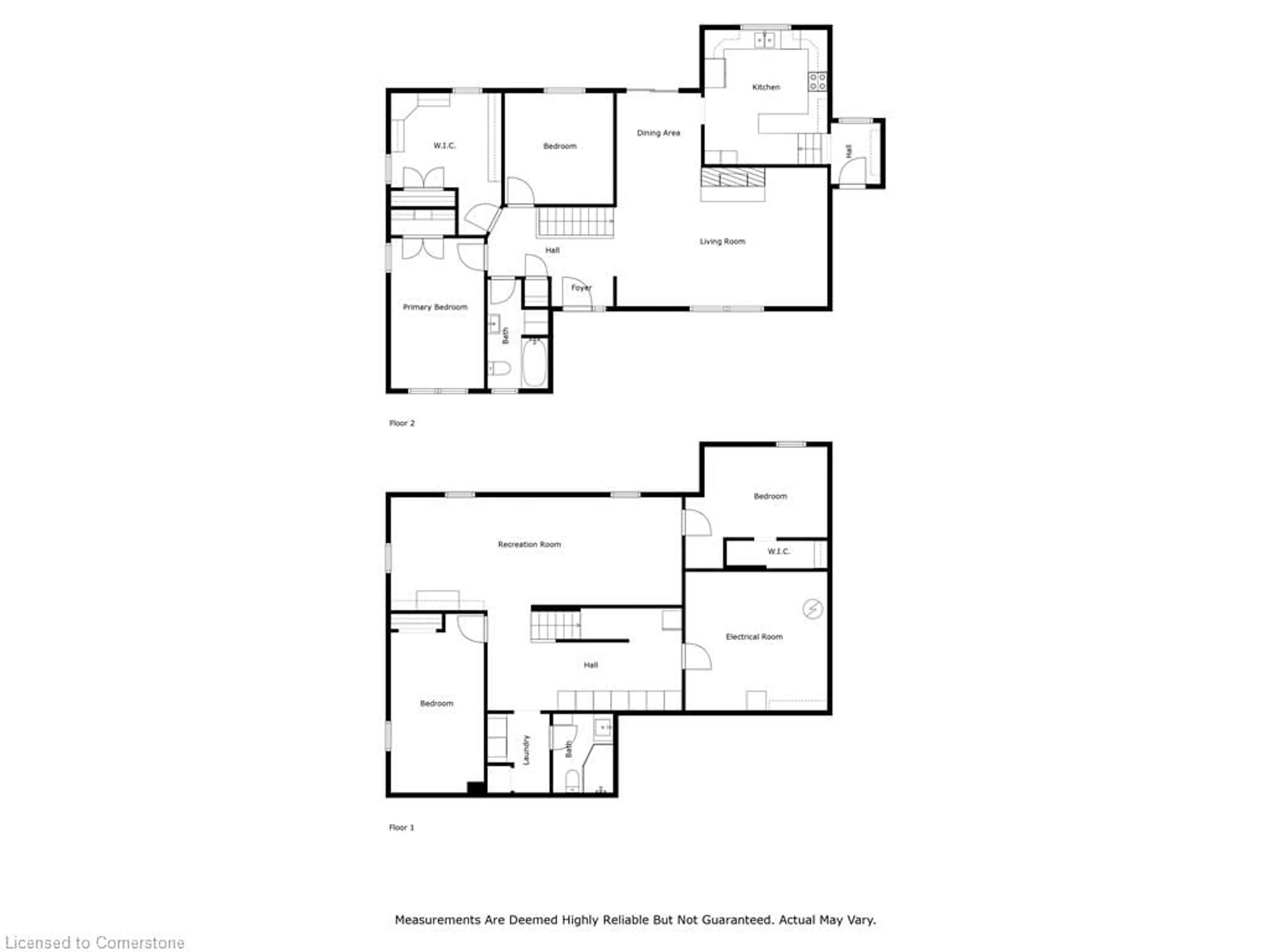 Floor plan for 76 Main St, Waterdown Ontario L0R 2H0