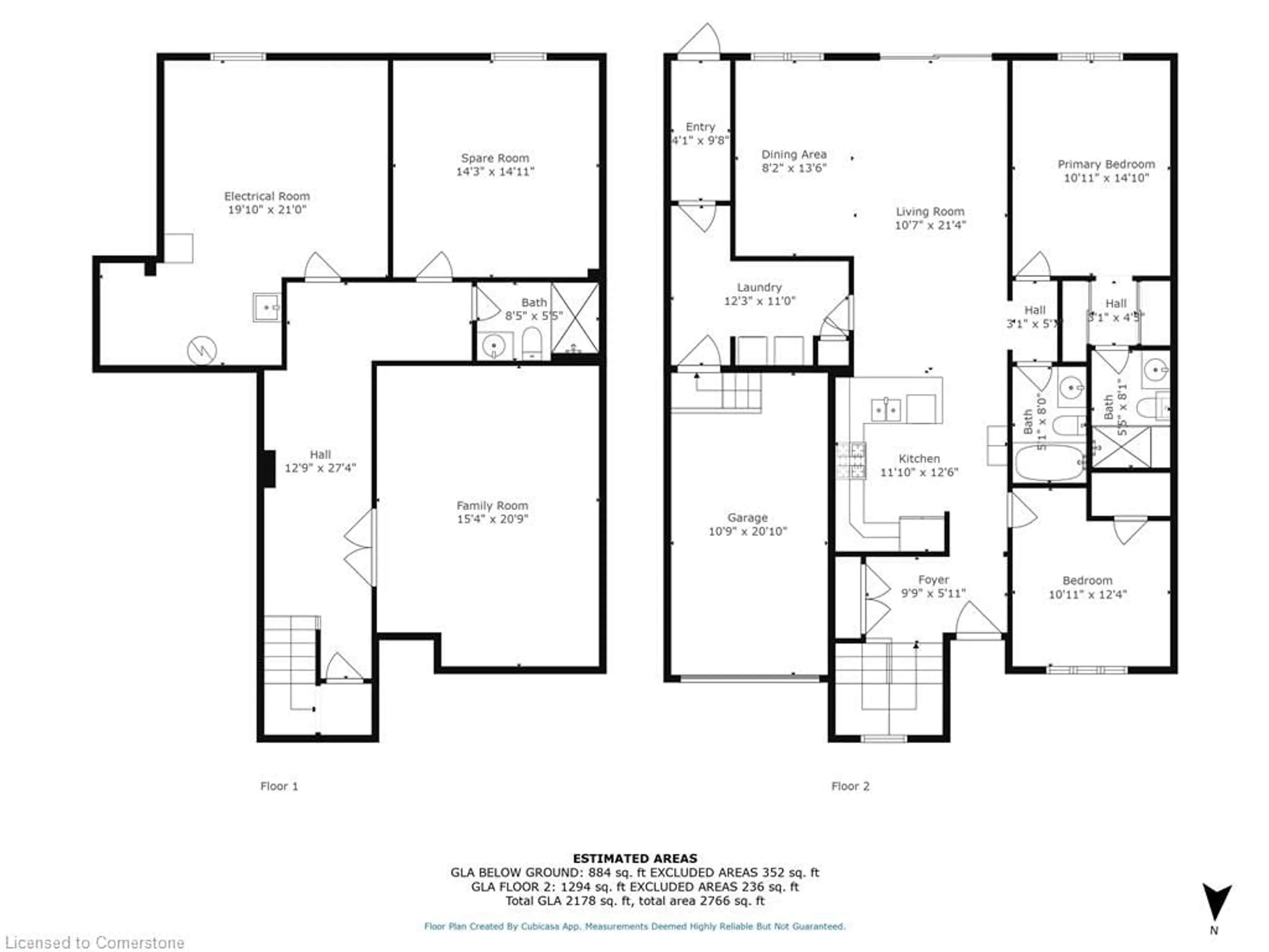 Floor plan for 19 Gamble Lane #76, Port Dover Ontario N0A 1N3