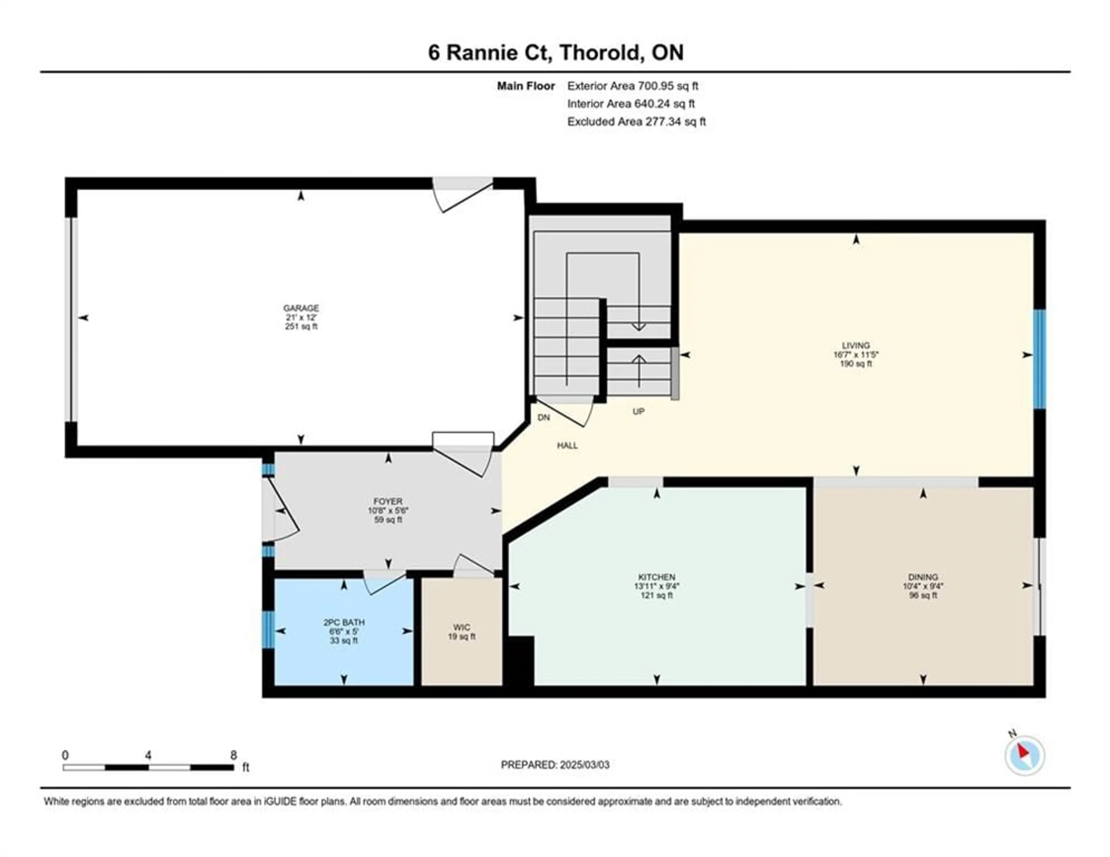 Floor plan for 6 Rannie Crt, Thorold Ontario L2V 4X2