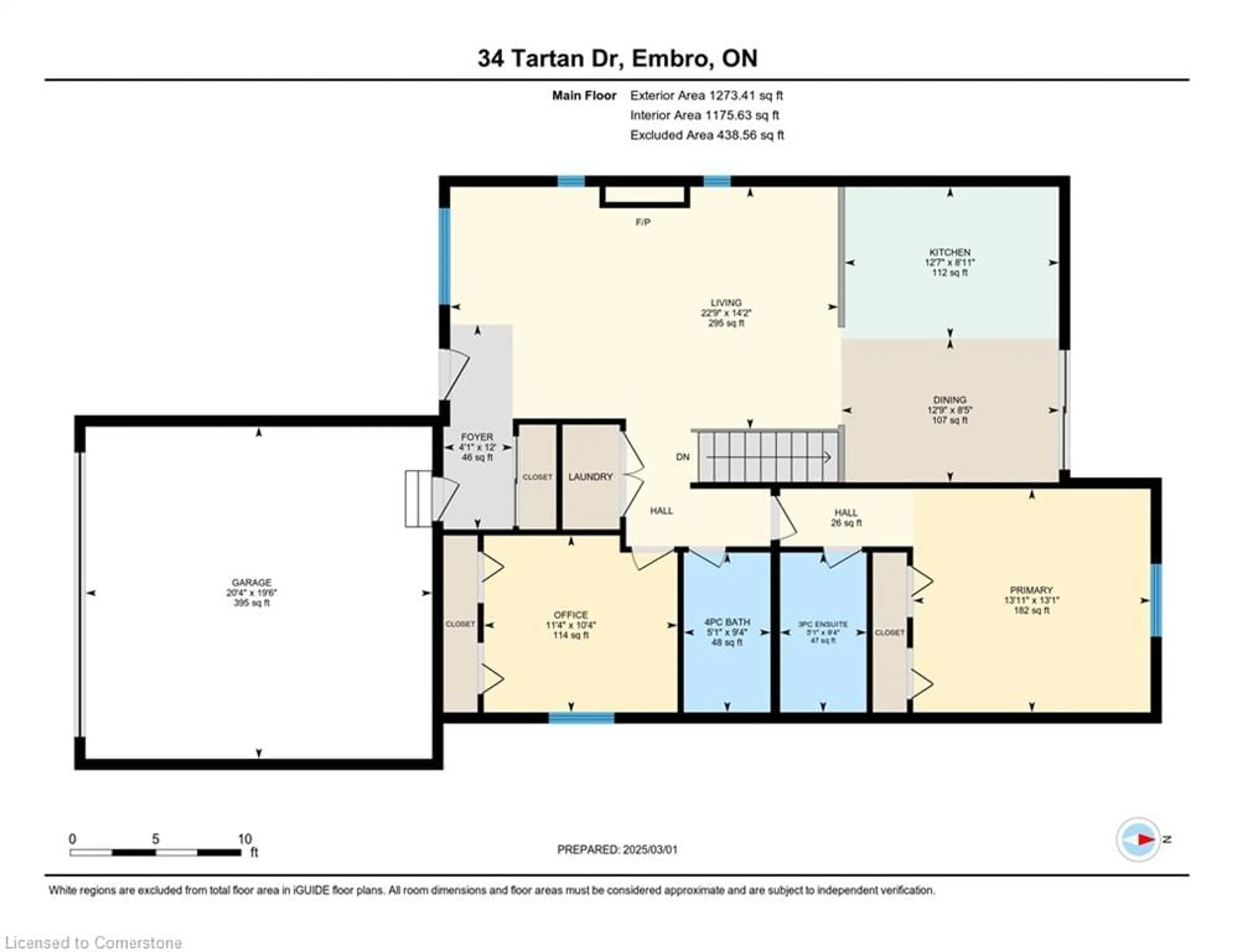 Floor plan for 34 Tartan Dr, Embro Ontario N0J 1J0