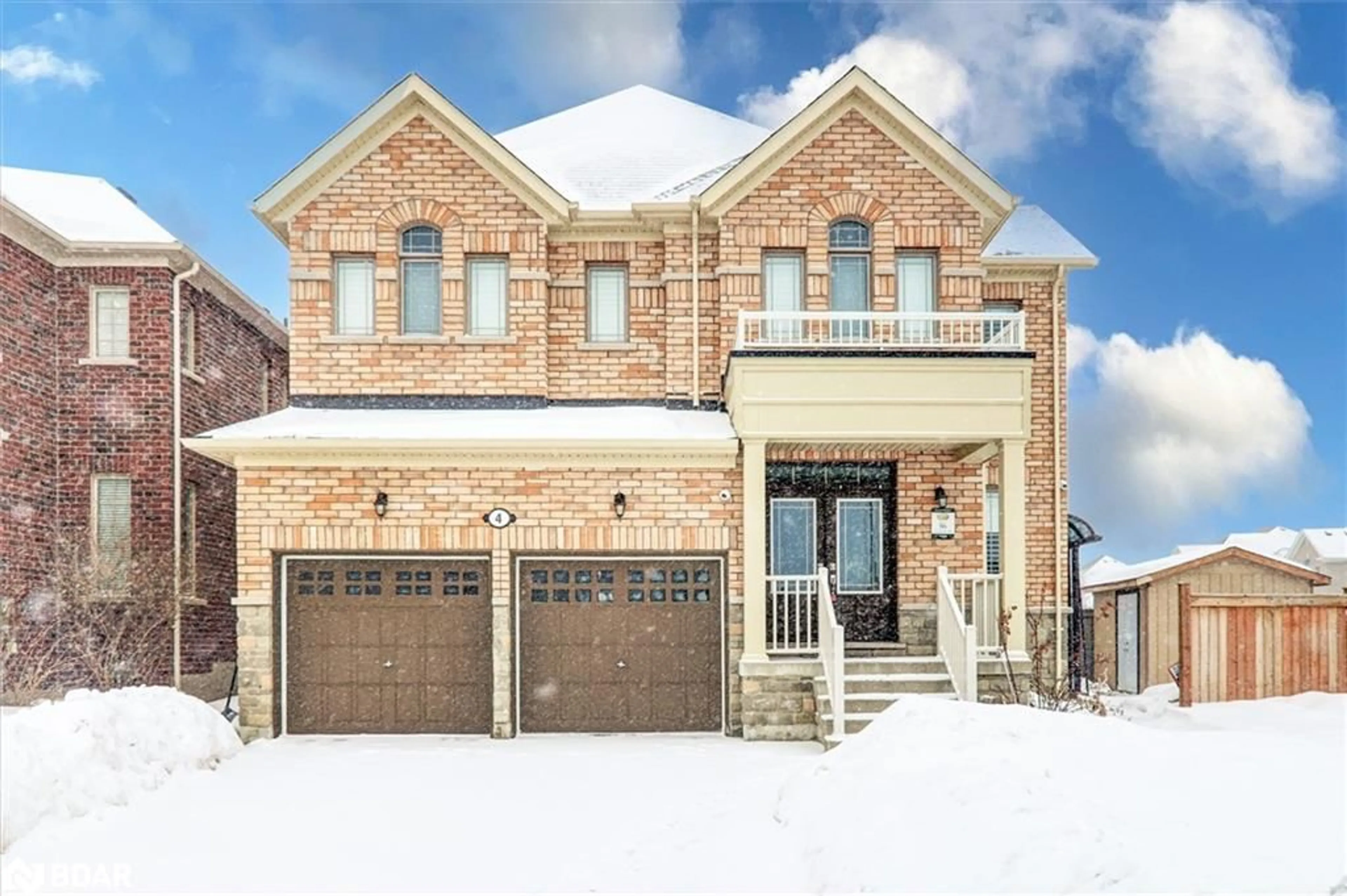 Home with brick exterior material, street for 4 Schwalm Cres, Simcoe Ontario L0G 1W0