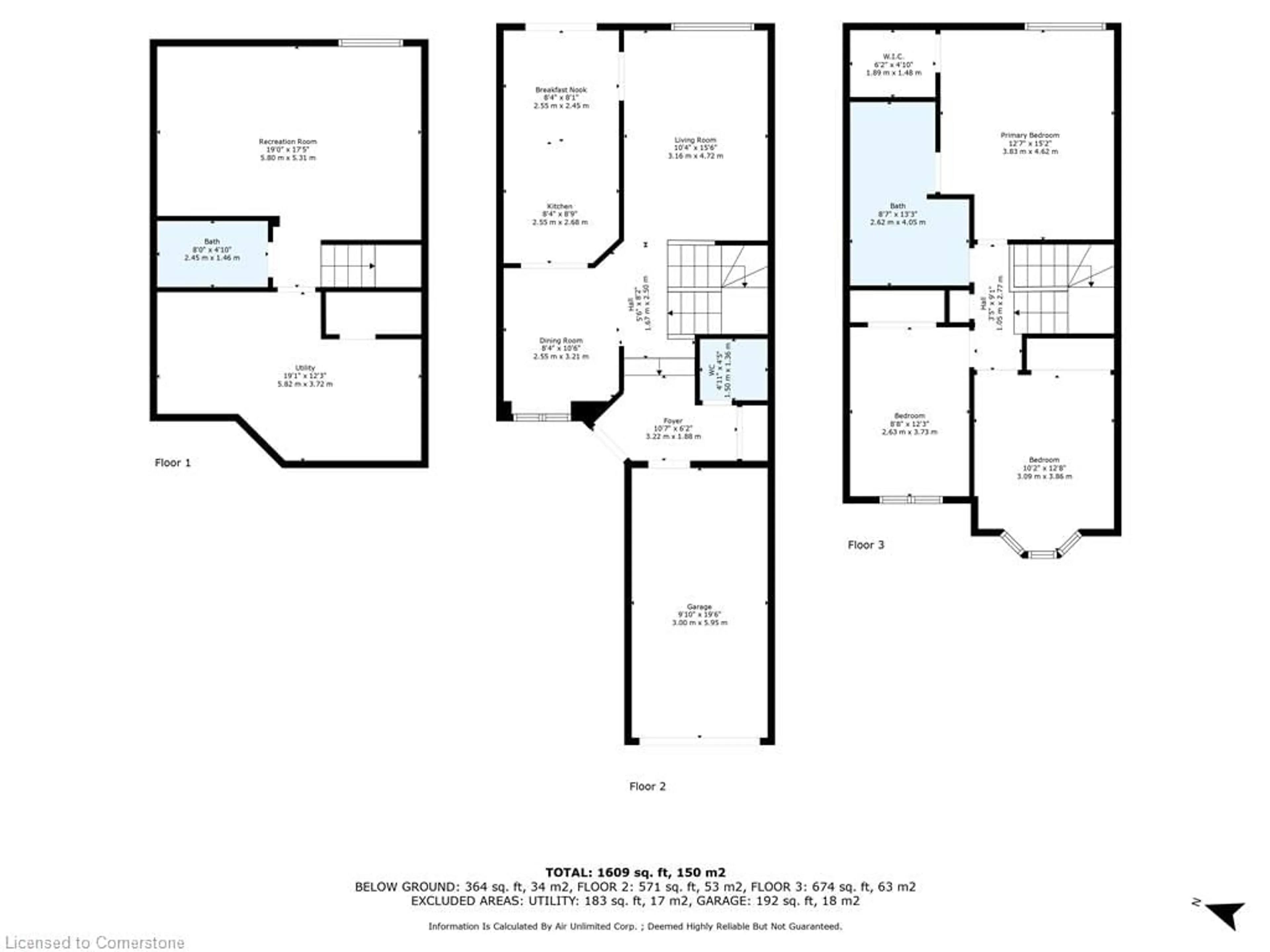 Floor plan for 2090 Breezewood St, Orleans Ontario K4A 4R9