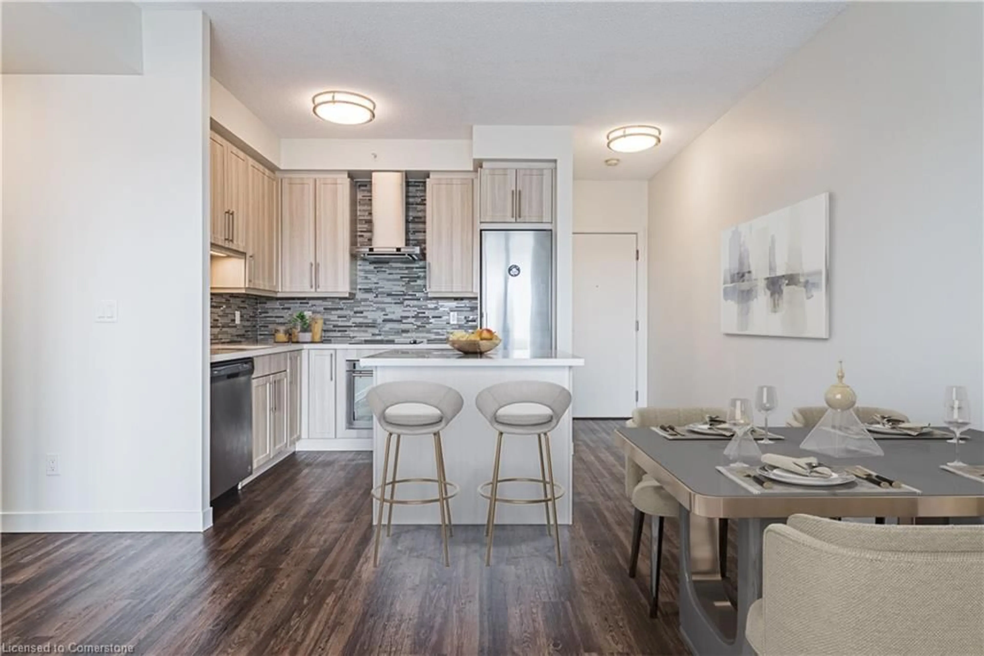 Open concept kitchen, unknown for 2081 Fairview St #812, Burlington Ontario L7R 0E4