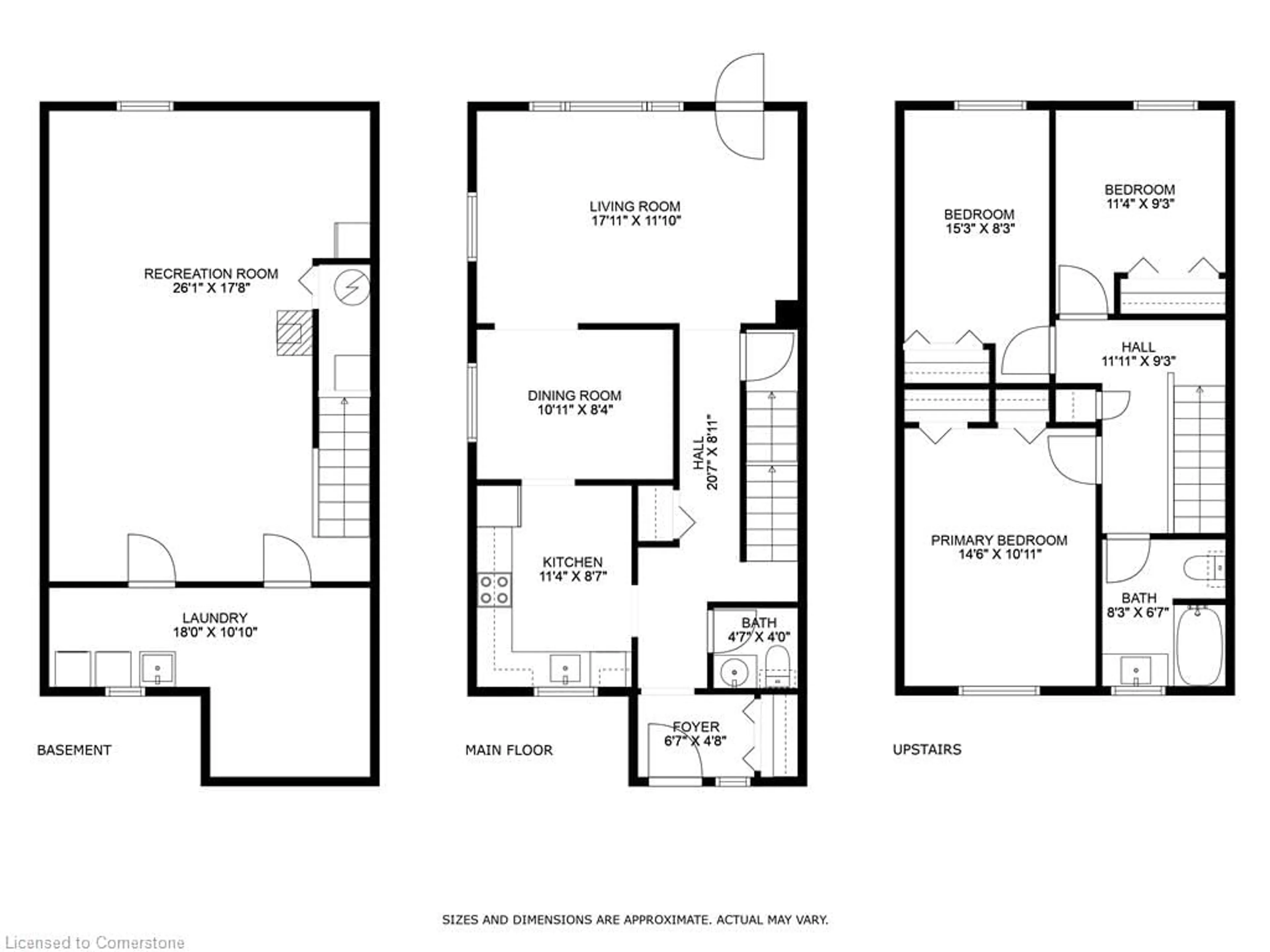 Floor plan for 110 Morgan Ave Ave #5, Smithville Ontario L0R 2A0