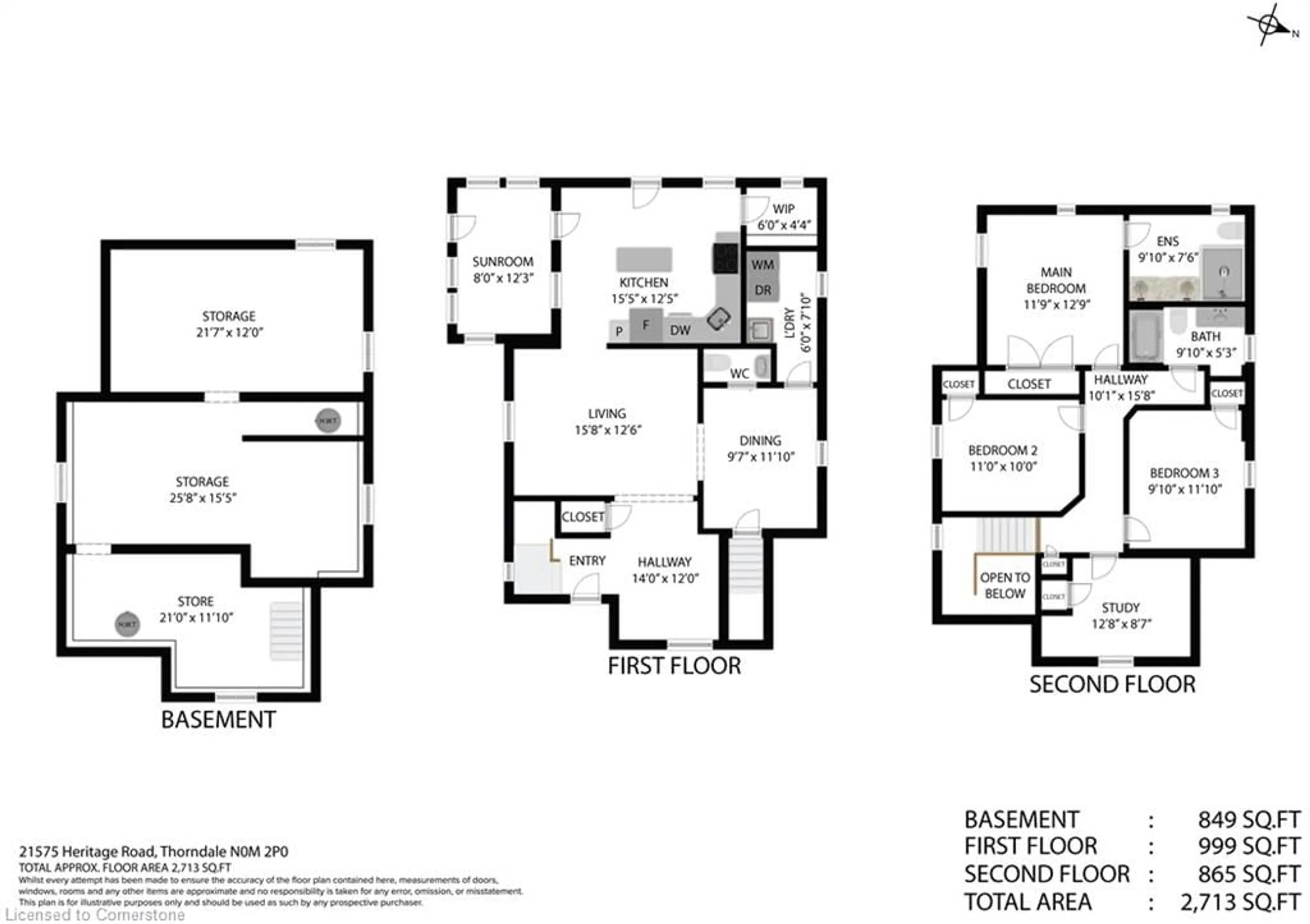 Floor plan for 21575 Heritage Rd, Thorndale Ontario N0M 2P0