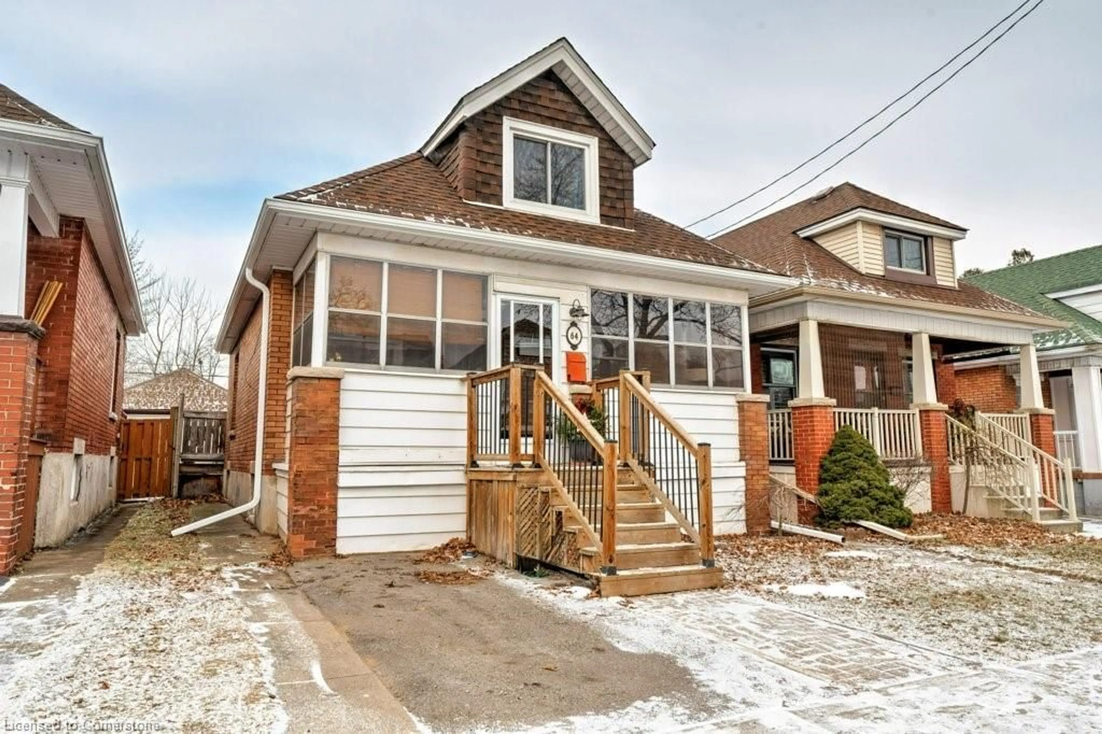 Home with brick exterior material, street for 64 Graham Ave, Hamilton Ontario L8K 2M1