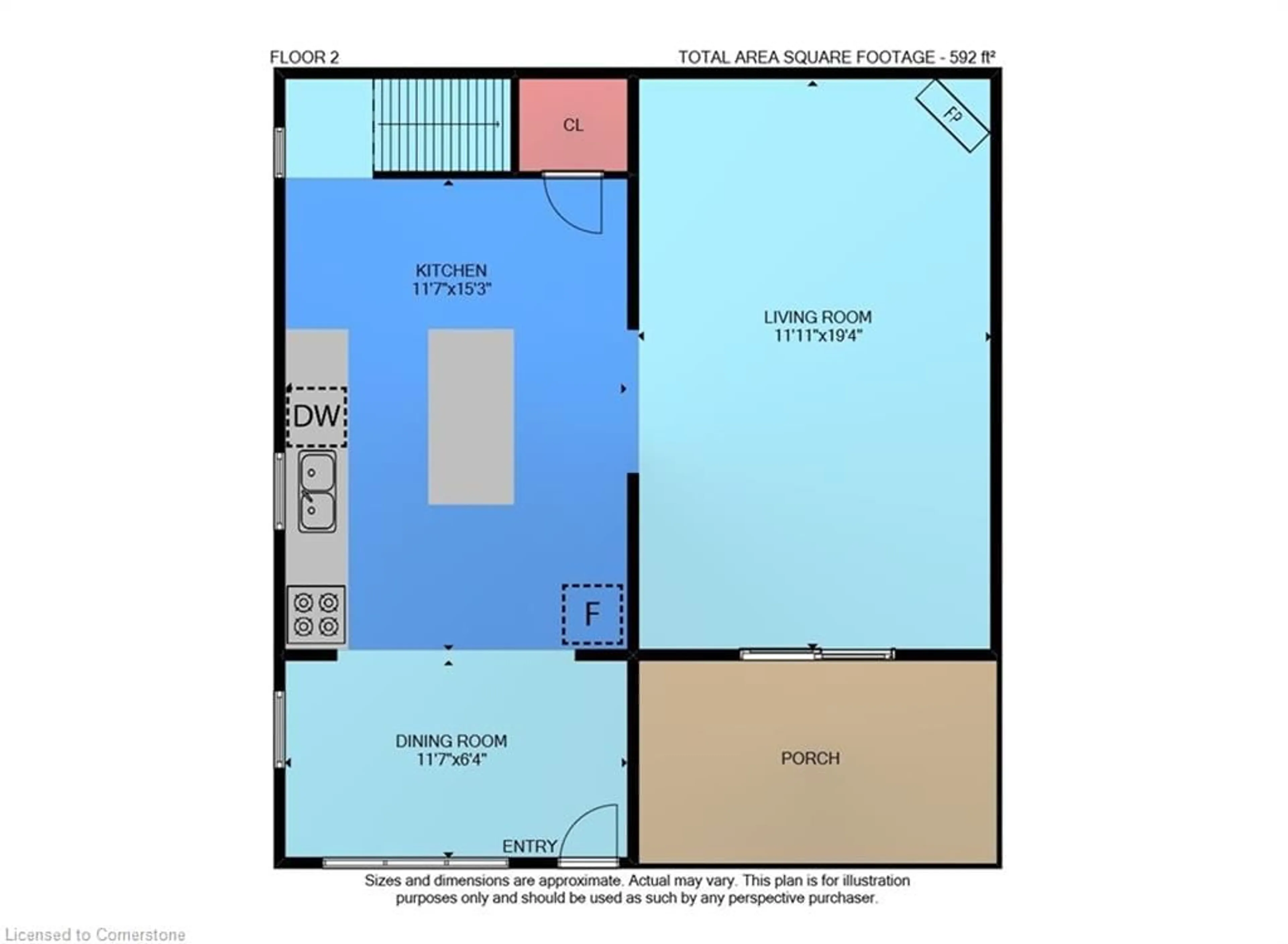 Floor plan for 16 Kingsway Cres, St. Catharines Ontario L2N 1A6