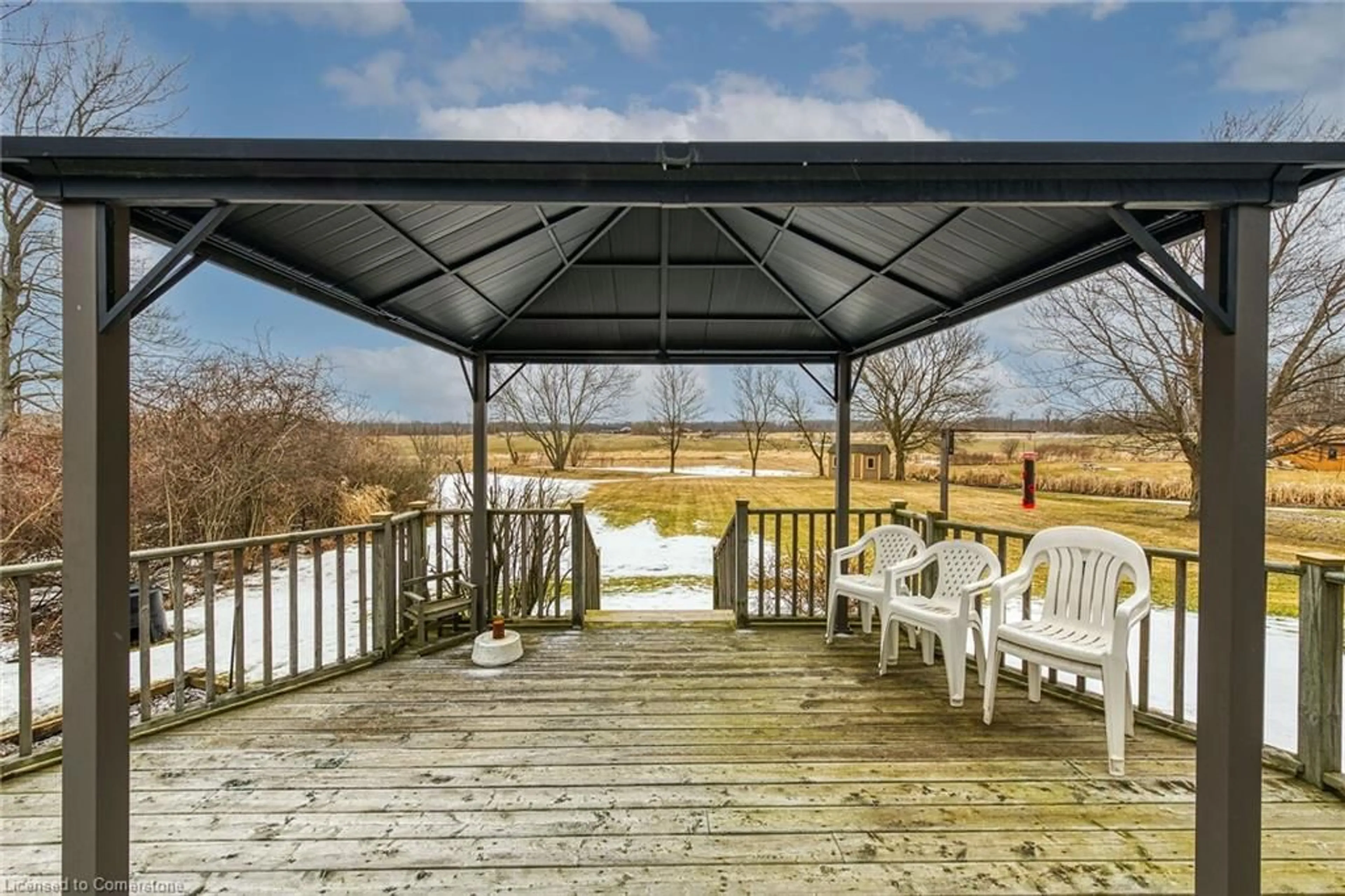 Patio, water/lake/river/ocean view for 283 Link Rd, Cayuga Ontario N0A 1E0