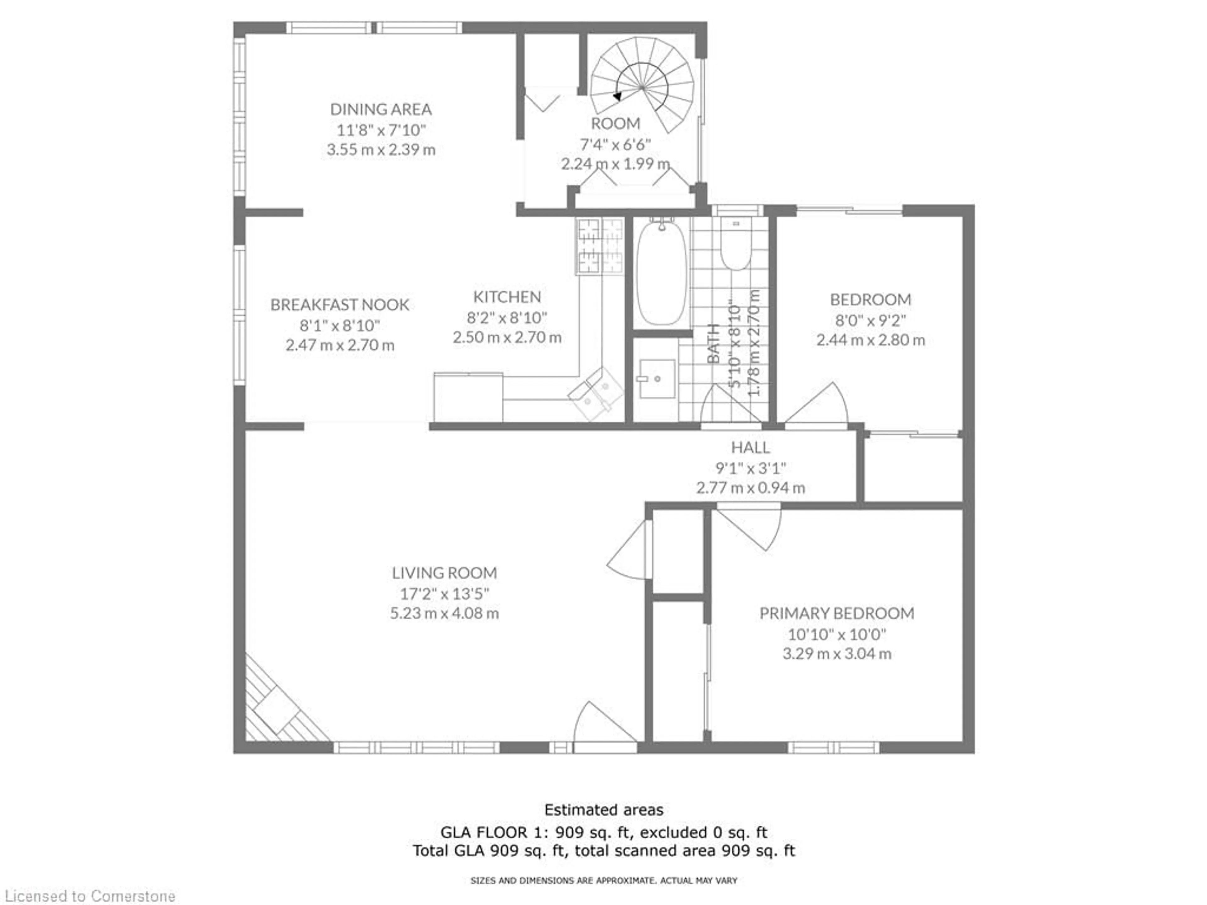 Floor plan for 5 King St, Port Ryerse Ontario N3Y 4K2