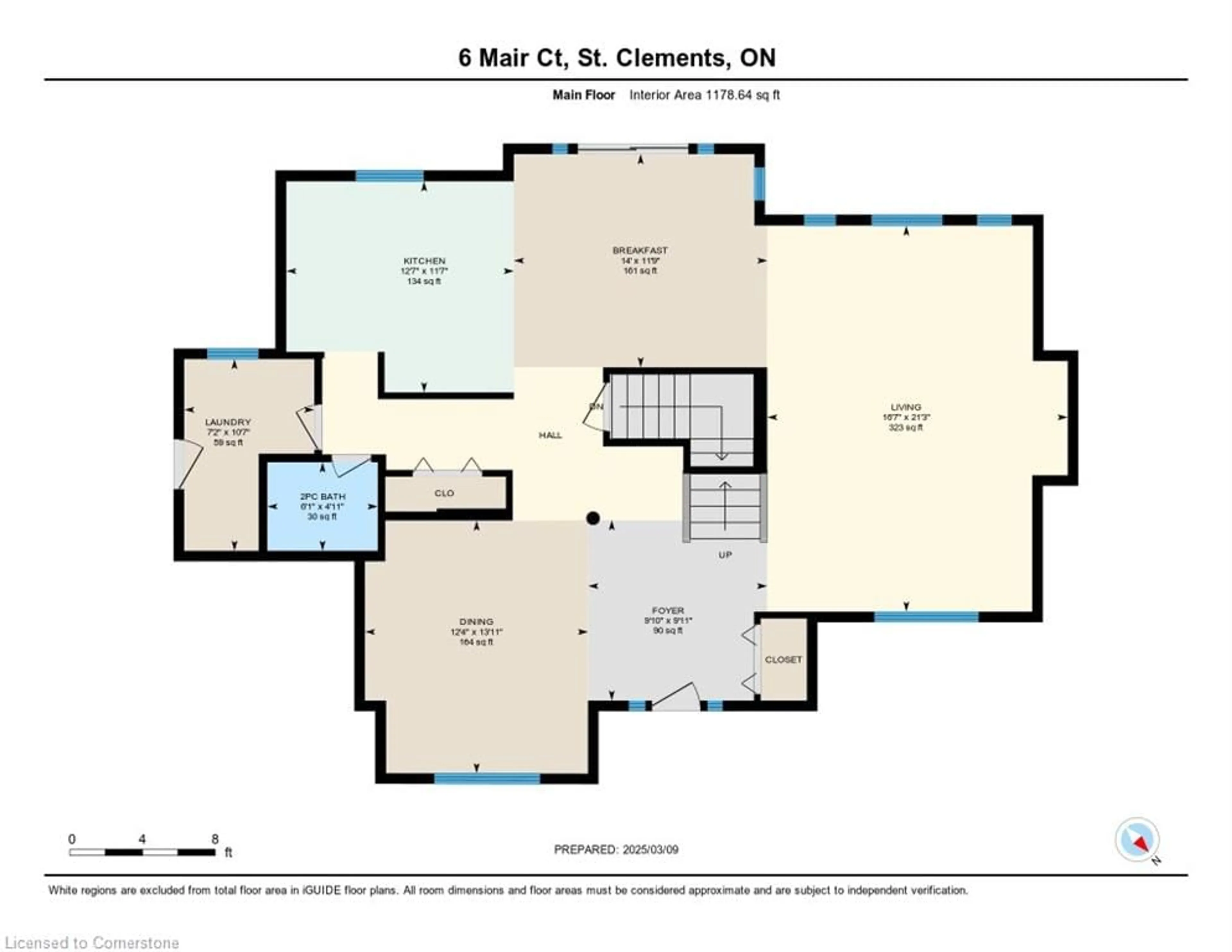 Floor plan for 6 Mair Crt, St. Clements Ontario N0B 2M0