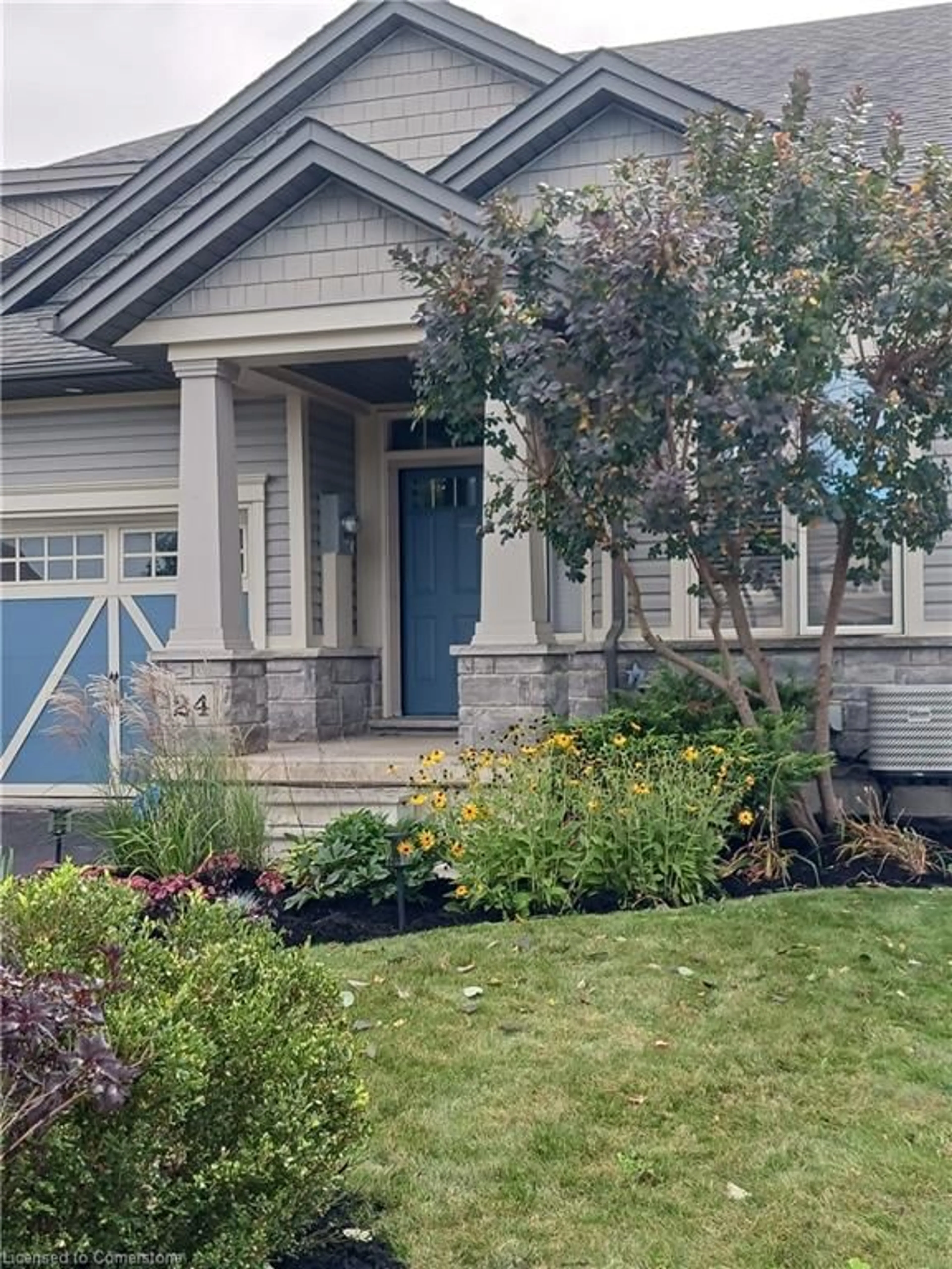Home with vinyl exterior material, street for 24 Manorwood Dr, Smithville Ontario L0R 2A0