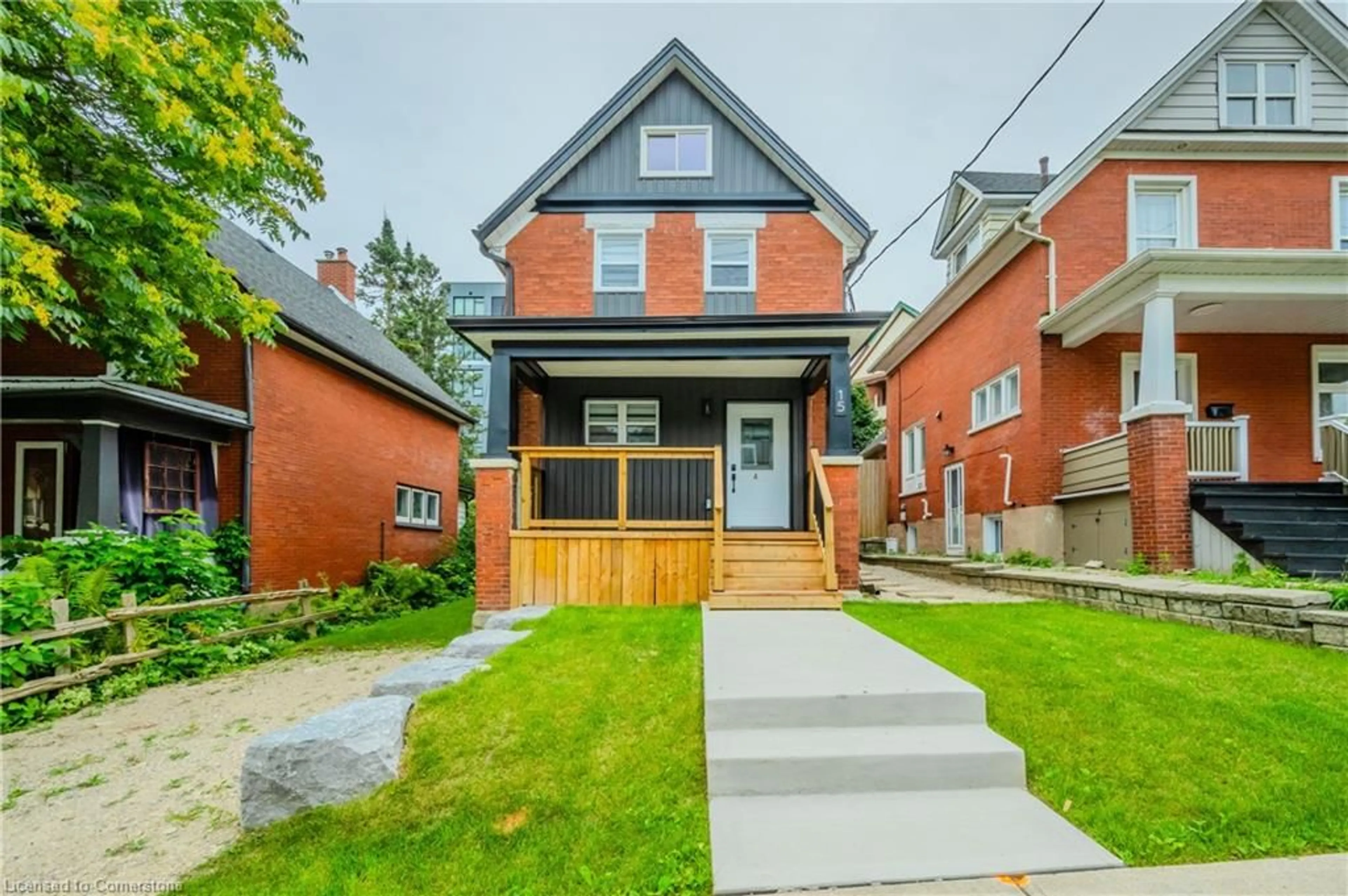 Home with brick exterior material, street for 15 Shanley St, Kitchener Ontario N2H 5N7