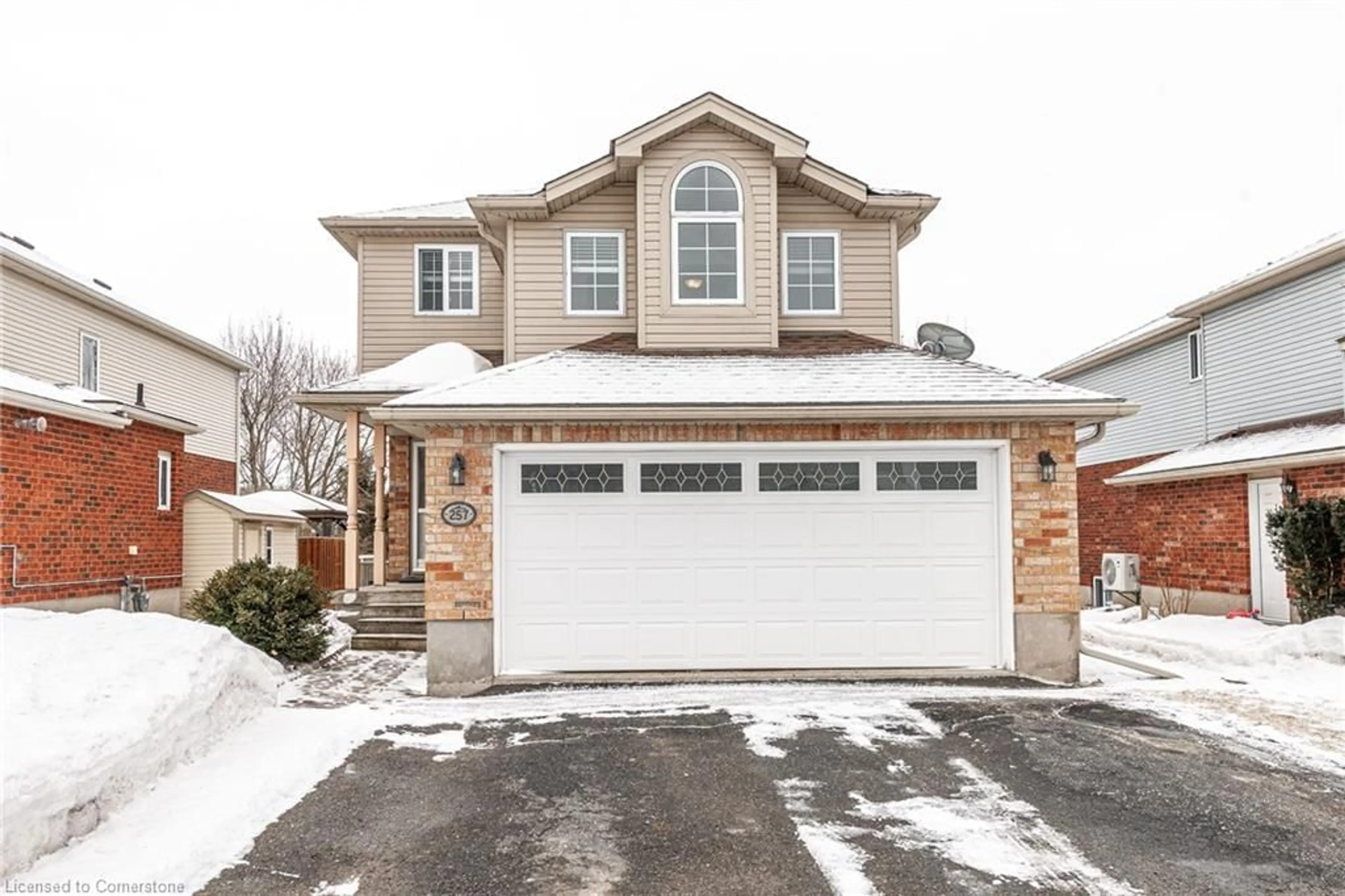Home with brick exterior material, street for 257 Schneller Dr, Baden Ontario N3A 2K9