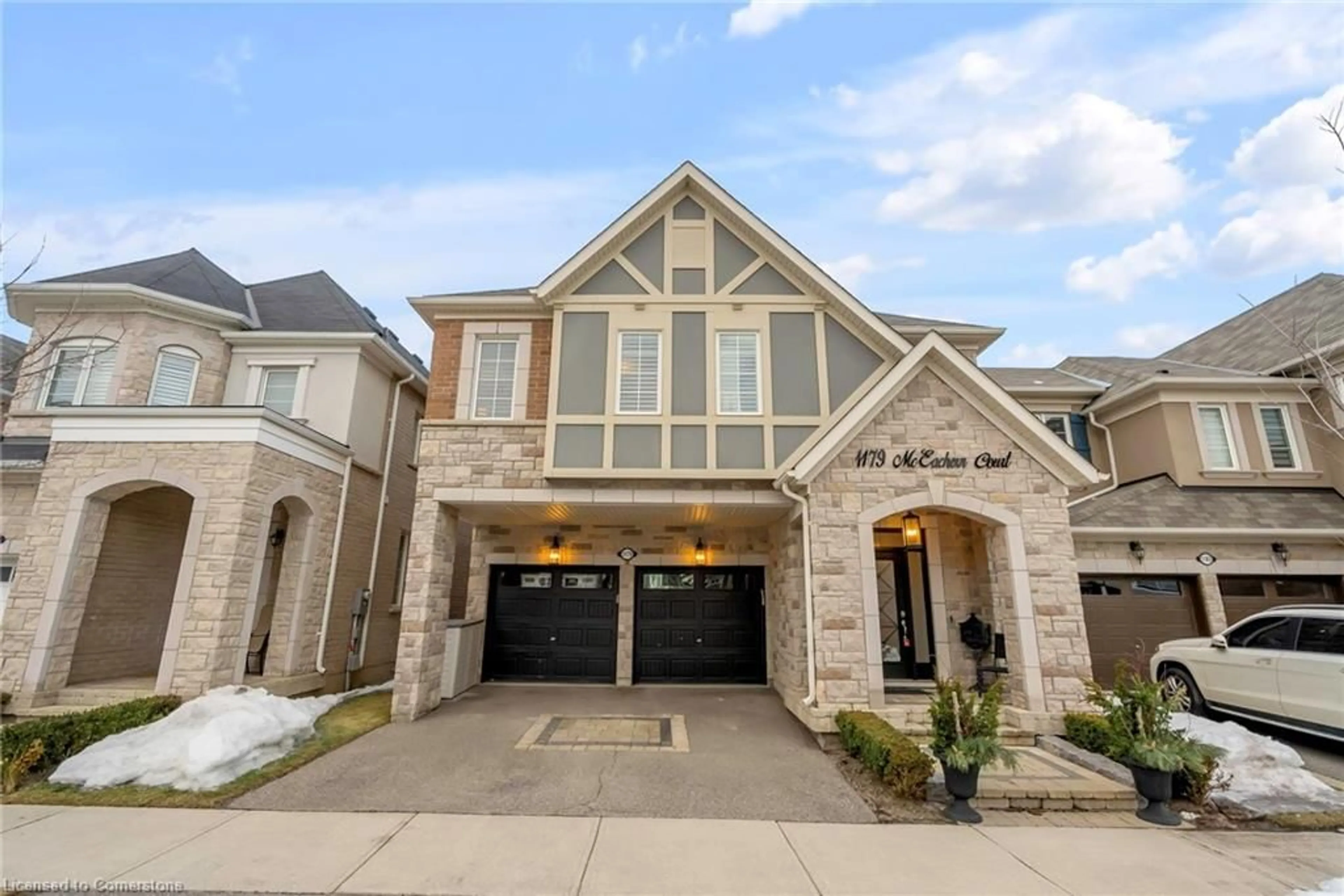 Home with brick exterior material, street for 1179 Mceachern Crt, Milton Ontario L9E 1E5