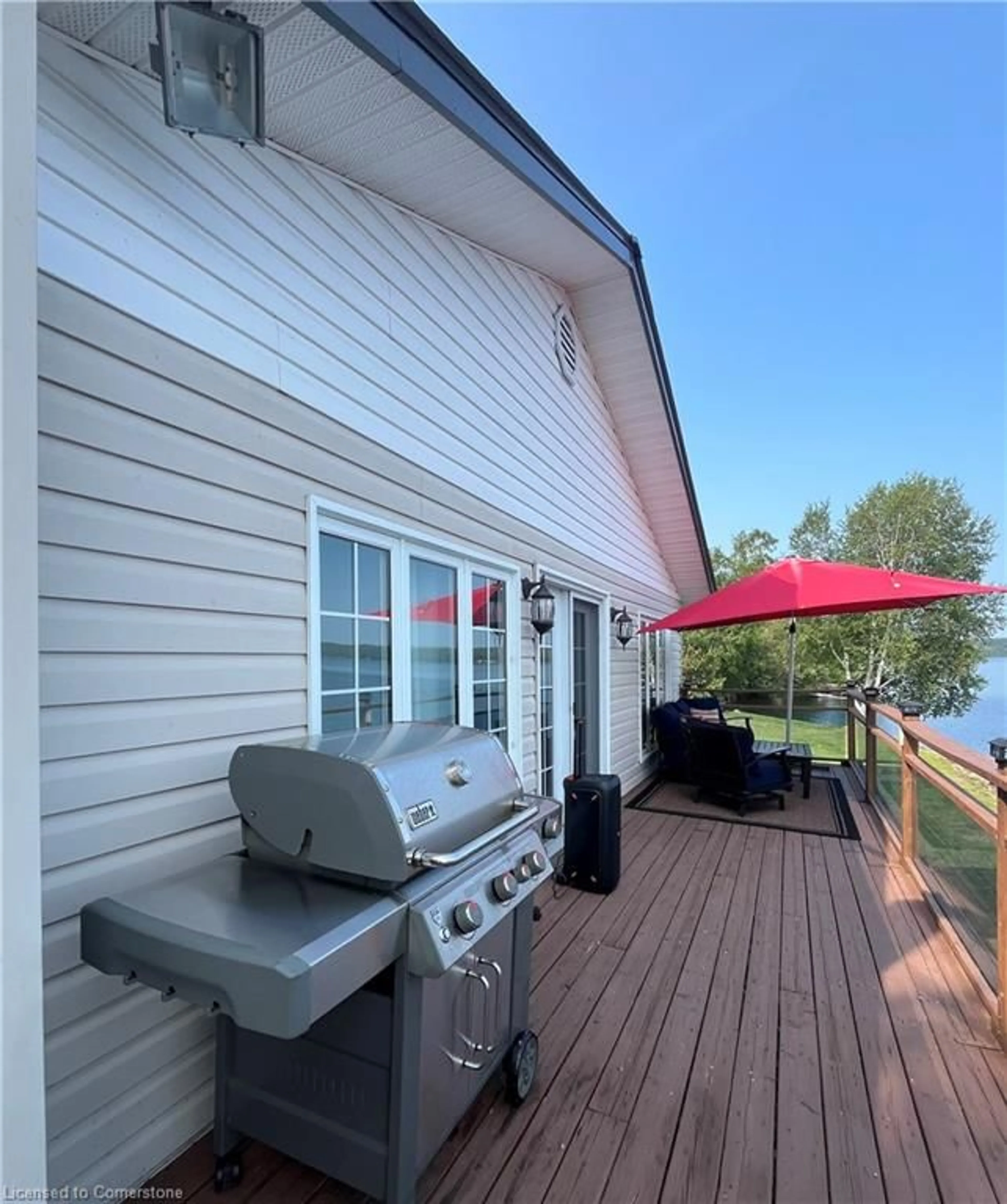 Patio, water/lake/river/ocean view for 554 Astorville Rd, East Ferris Ontario P0H 1K0