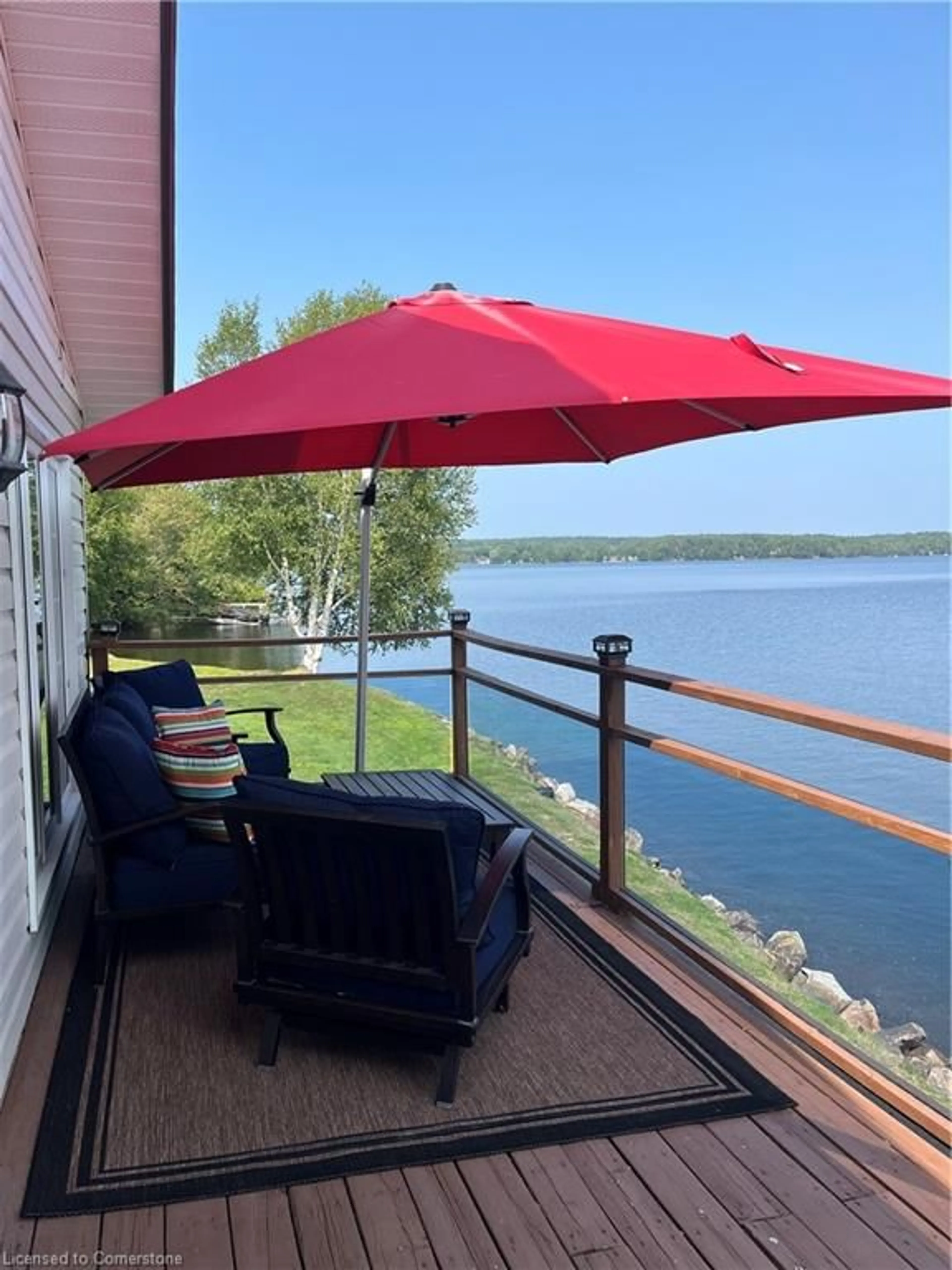 Patio, water/lake/river/ocean view for 554 Astorville Rd, East Ferris Ontario P0H 1K0