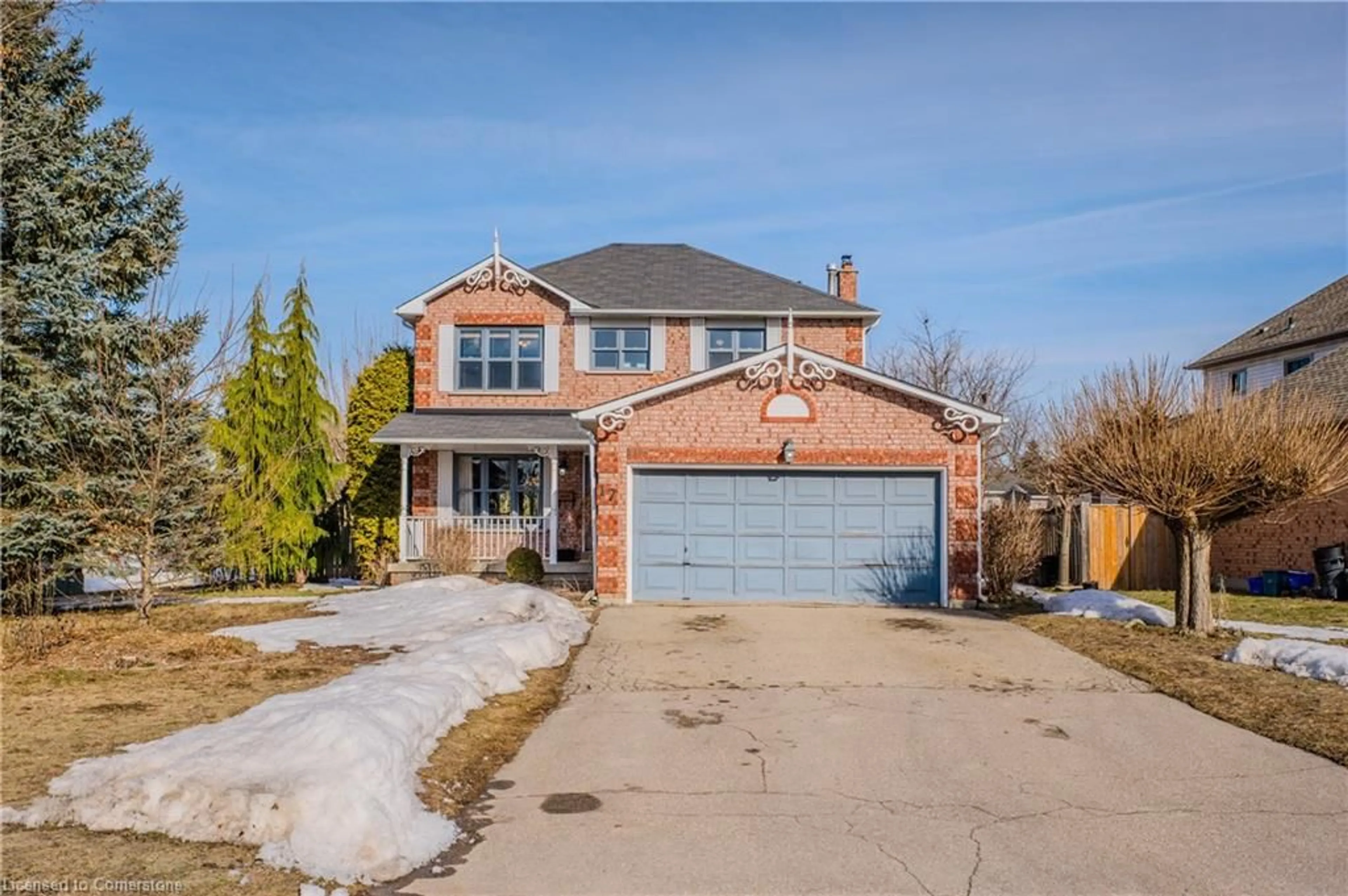 Home with brick exterior material, street for 17 Broom St, Ayr Ontario N0B 1E0