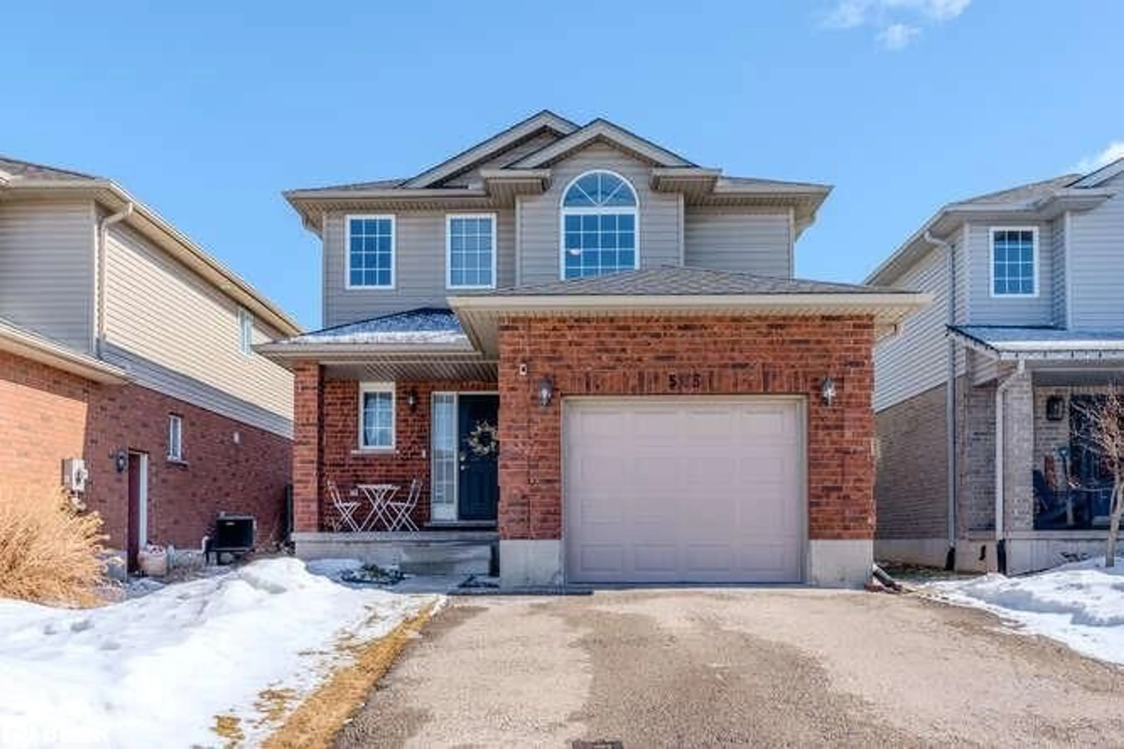 Home with brick exterior material, street for 505 Hummingbird Cres, Woodstock Ontario N4T 1V9