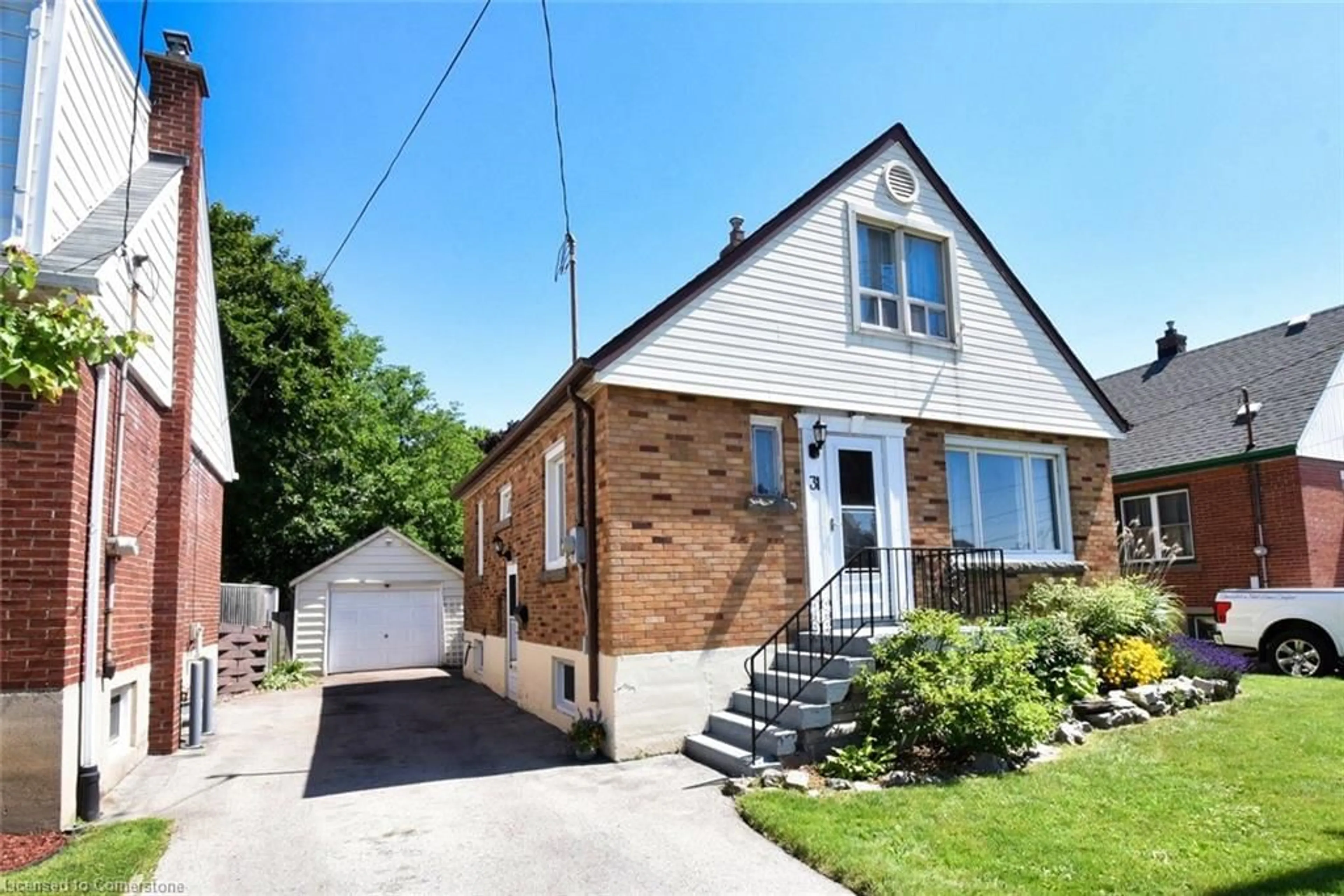 Home with brick exterior material, street for 31 Russell St, Hamilton Ontario L8V 1J4