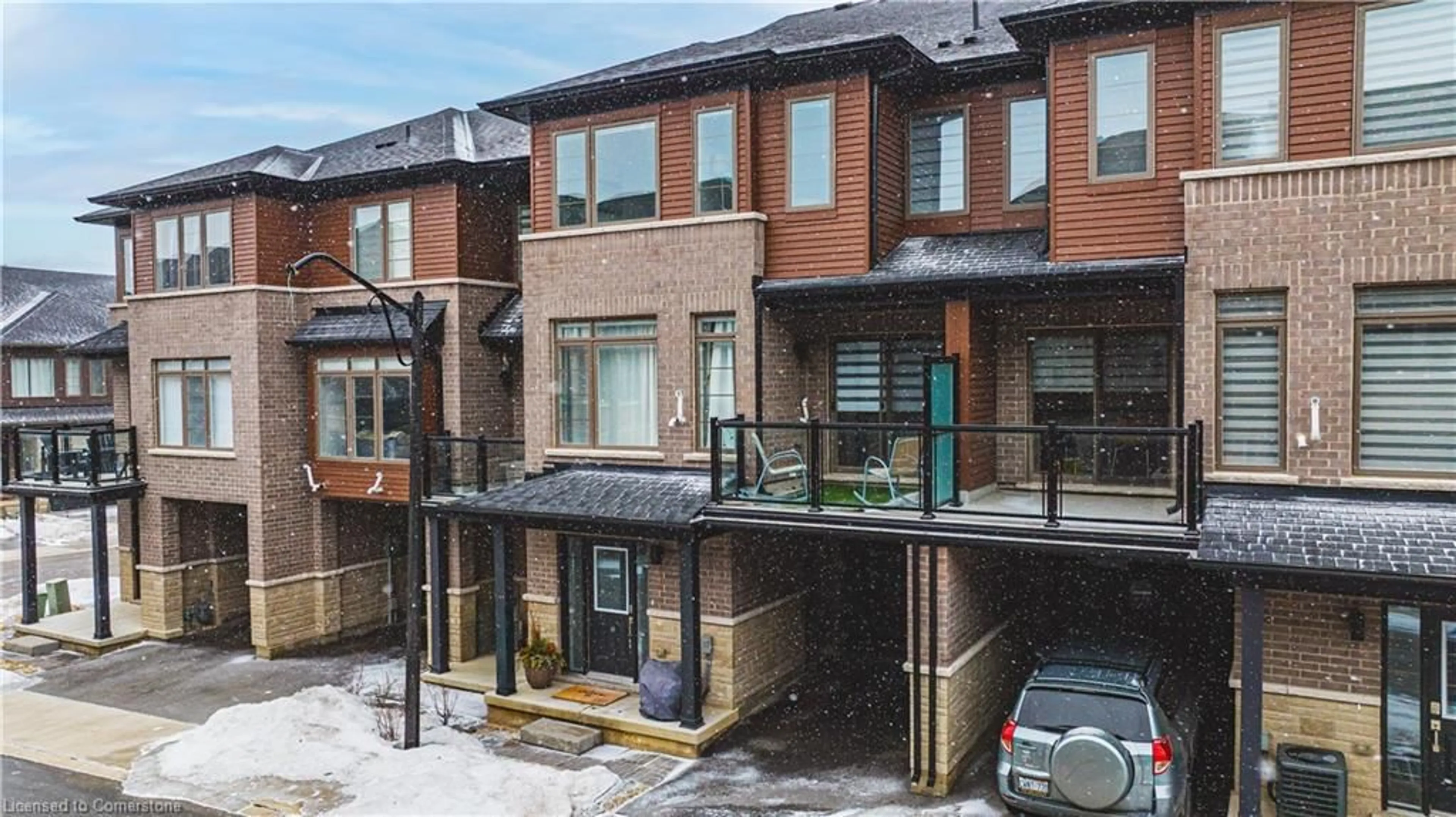 Home with brick exterior material, street for 61 Soho St #134, Stoney Creek Ontario L8J 0M6