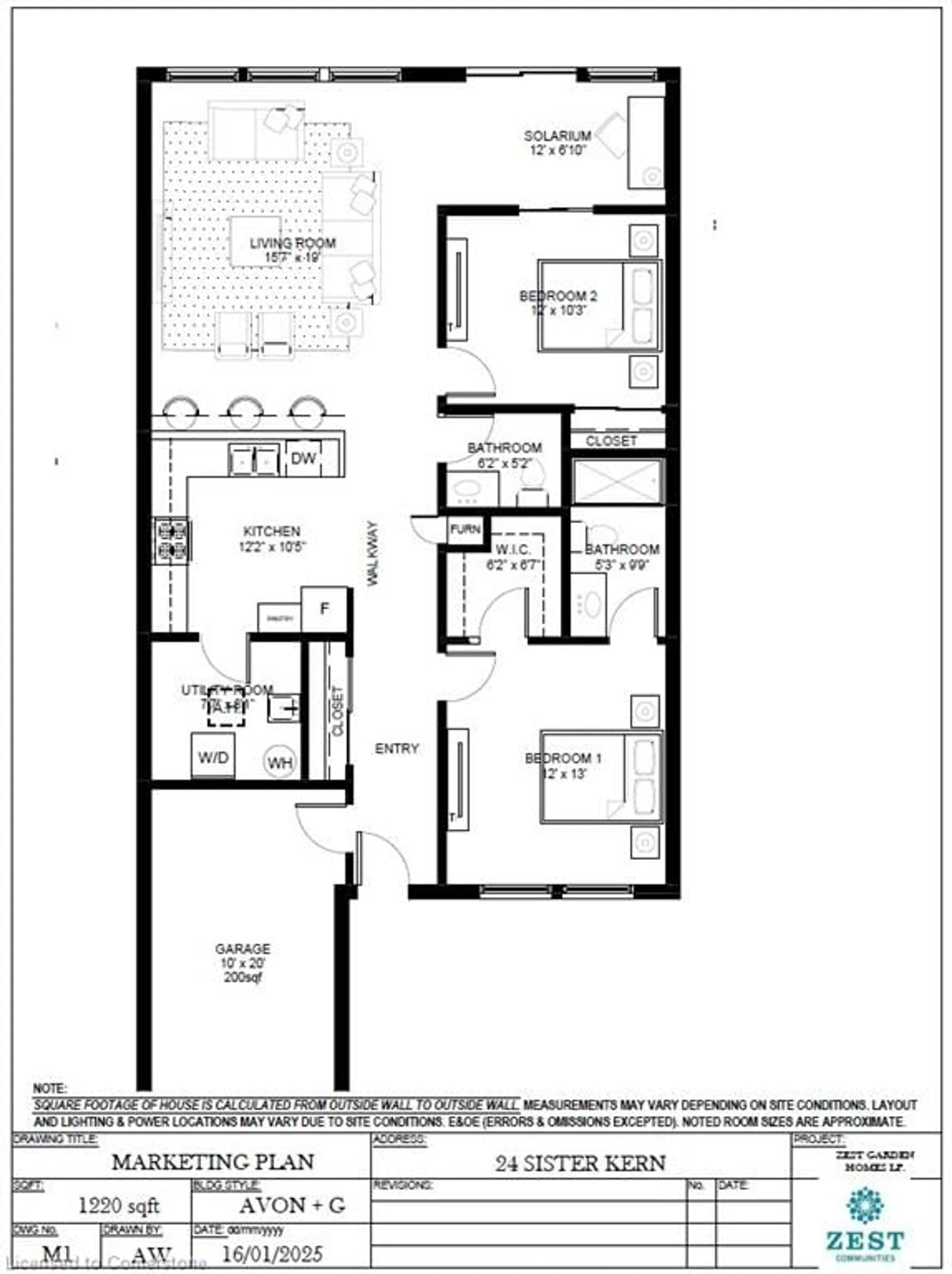 Floor plan for 24 Sister Kern Terr, Hamilton Ontario L9B 2M1