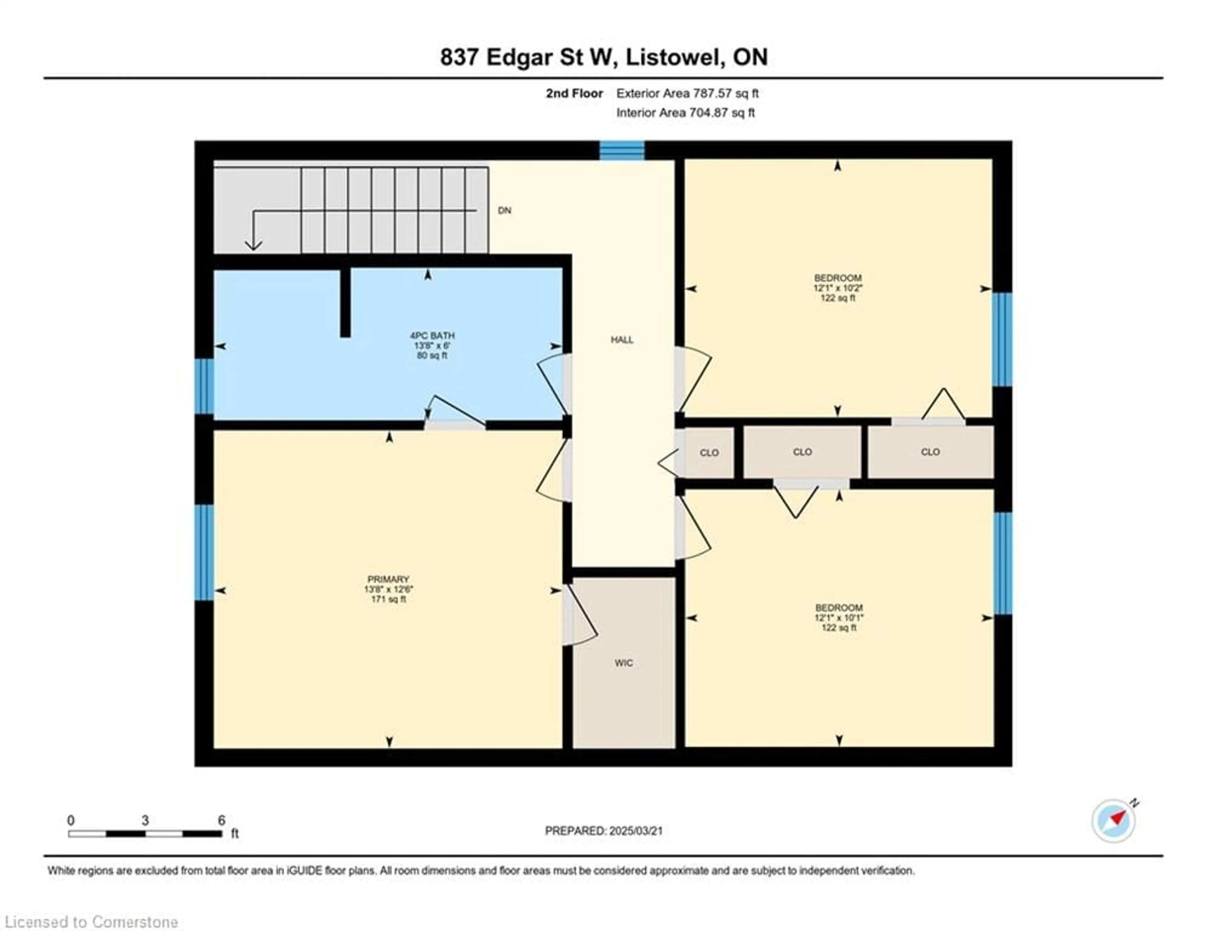 Floor plan for 837 Edgar St, Listowel Ontario N4W 3R3