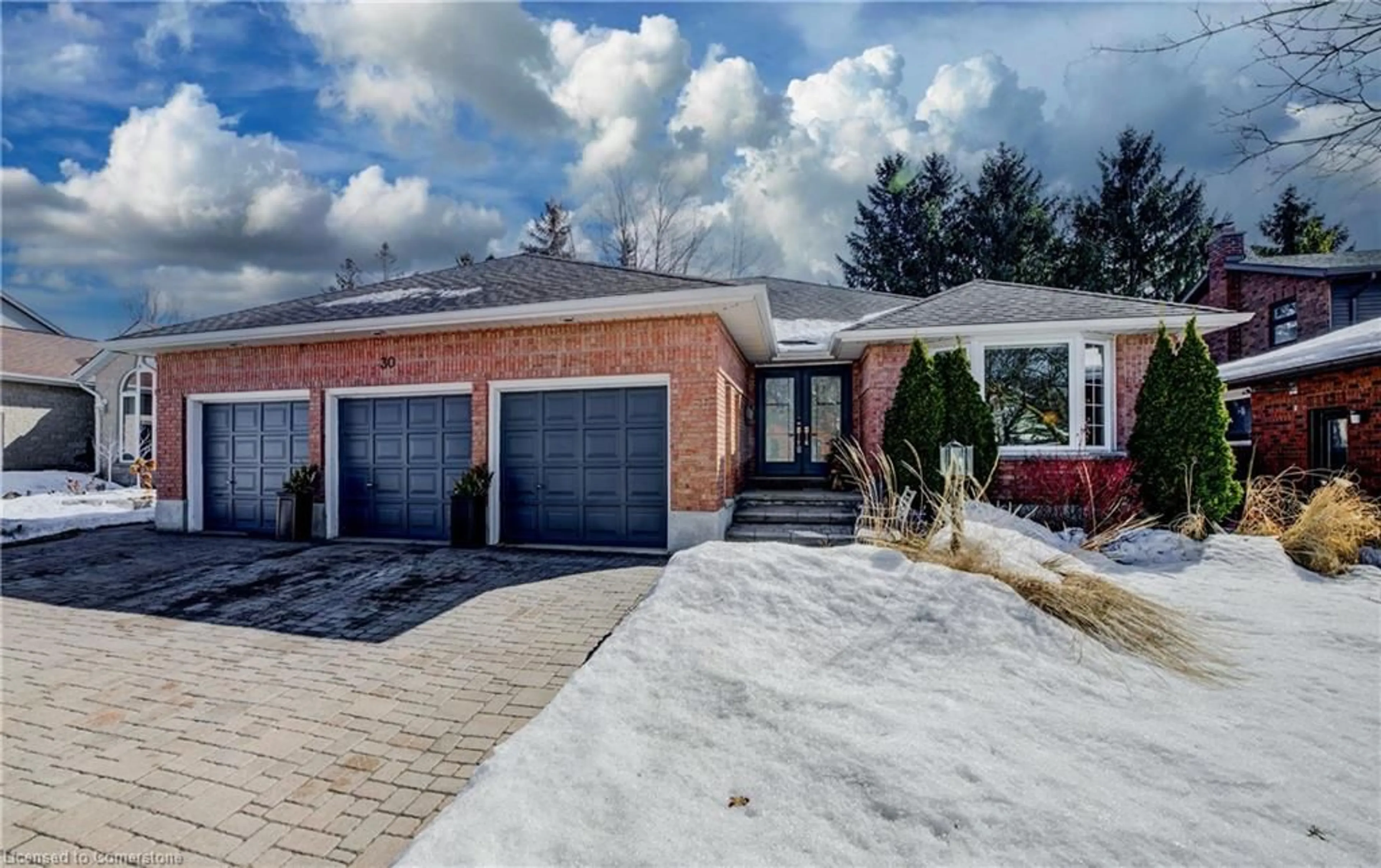 Home with brick exterior material, street for 30 Daimler Dr, Kitchener Ontario N2A 3W2