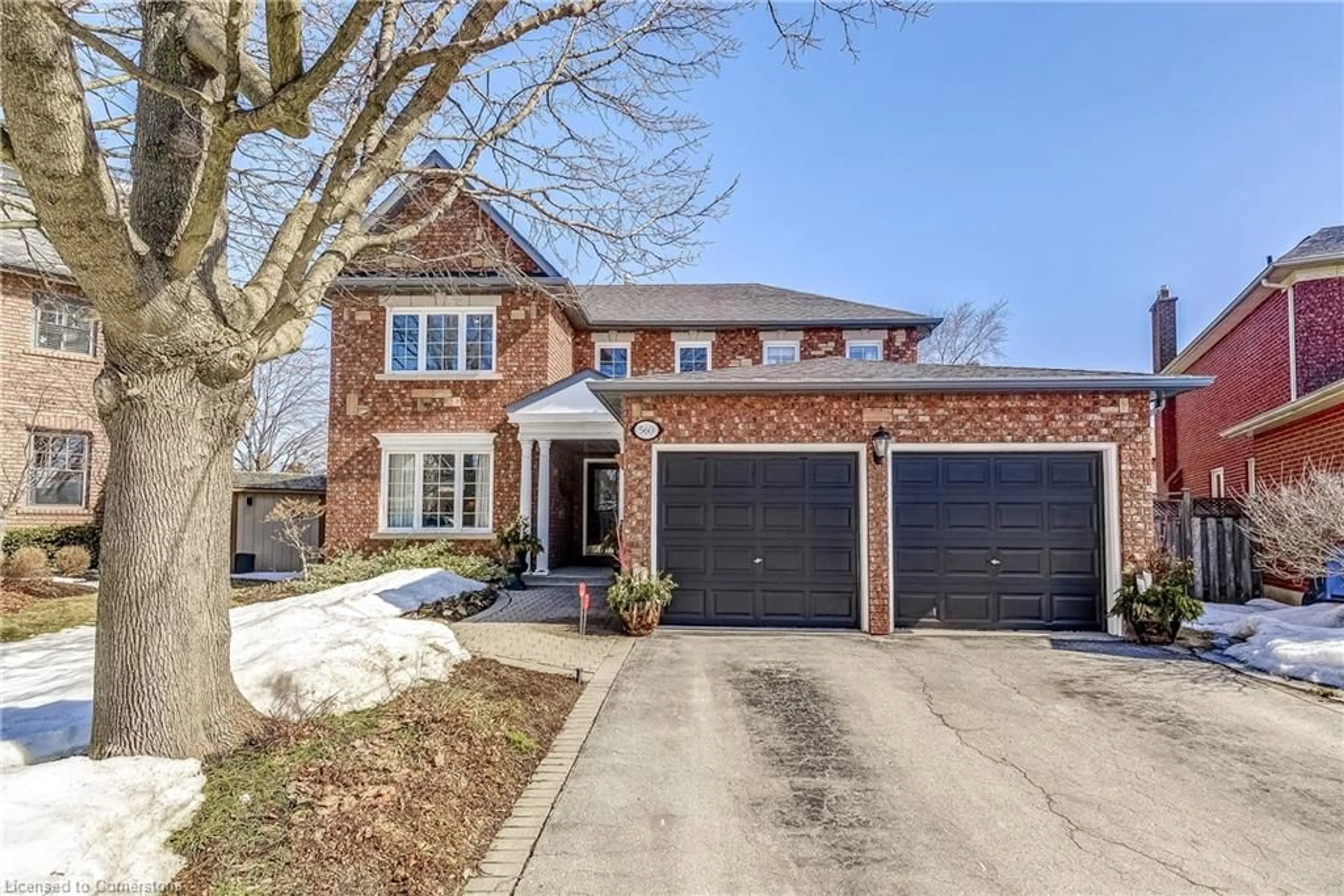 Home with brick exterior material, street for 560 Chagall Crt, Mississauga Ontario L5R 3A8