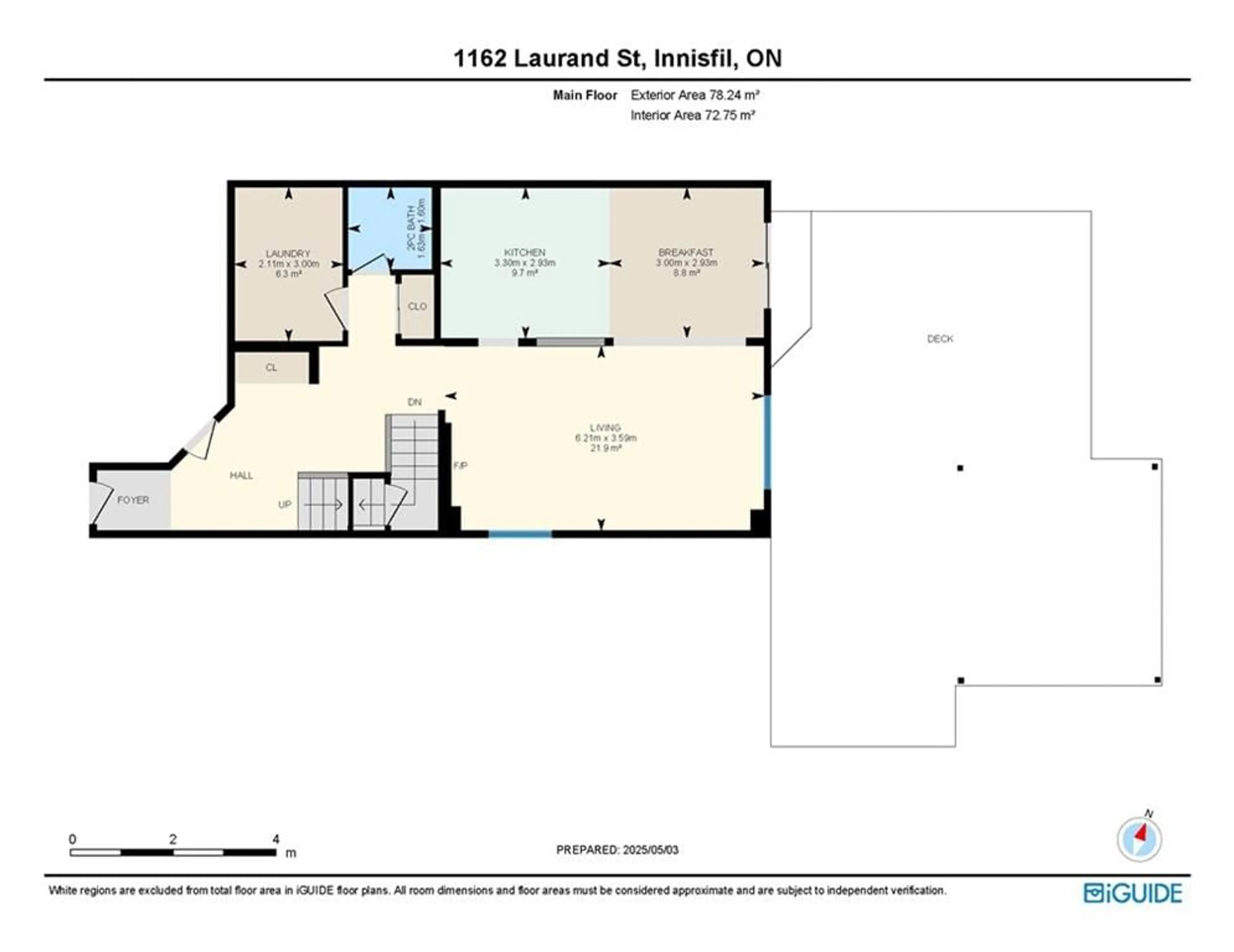 Floor plan for 1162 Laurand St, Innisfil Ontario L9S 4Z7