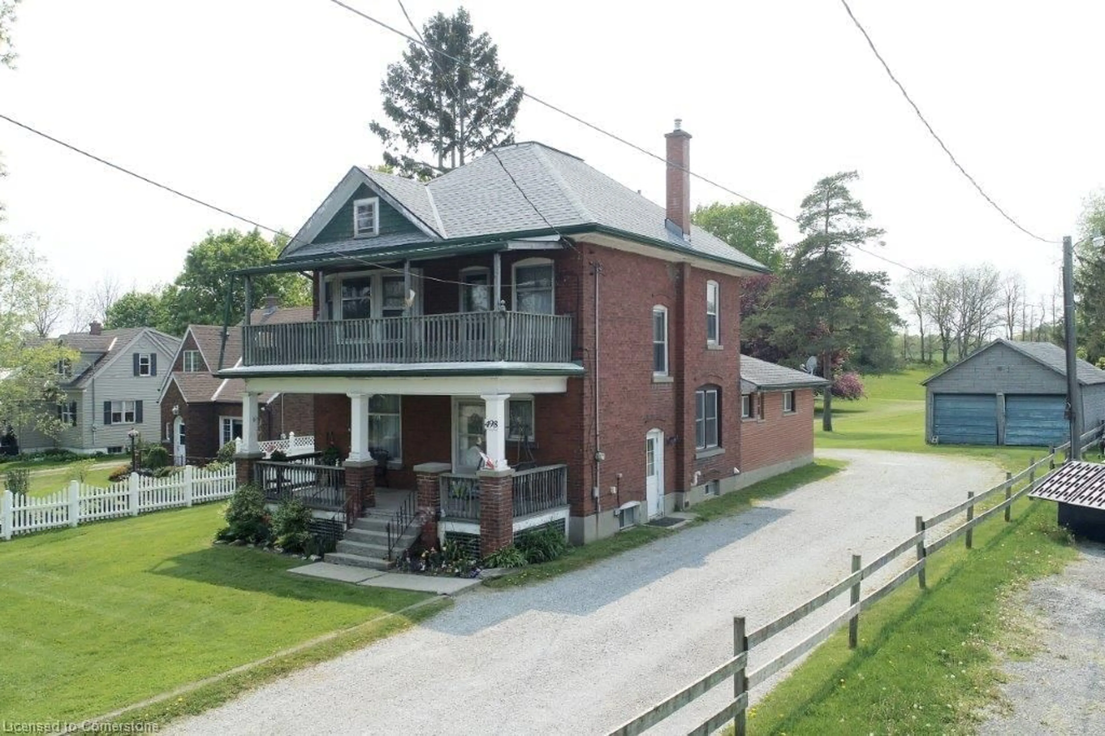 A pic from outside/outdoor area/front of a property/back of a property/a pic from drone, street for 498 Norfolk St, Simcoe Ontario N3Y 2X5