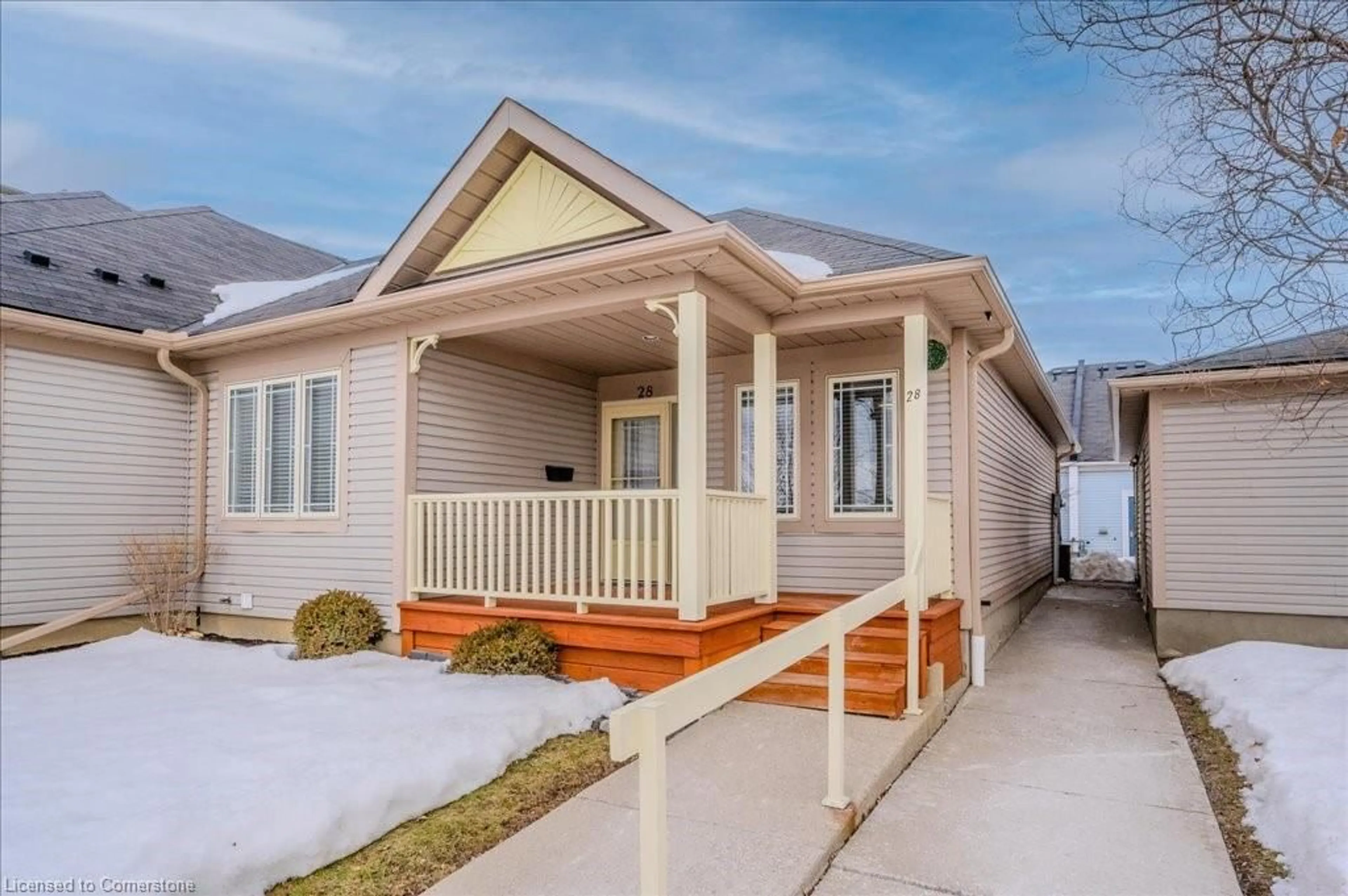 Home with vinyl exterior material, street for 50 Midland Dr #28, Kitchener Ontario N2A 2A7