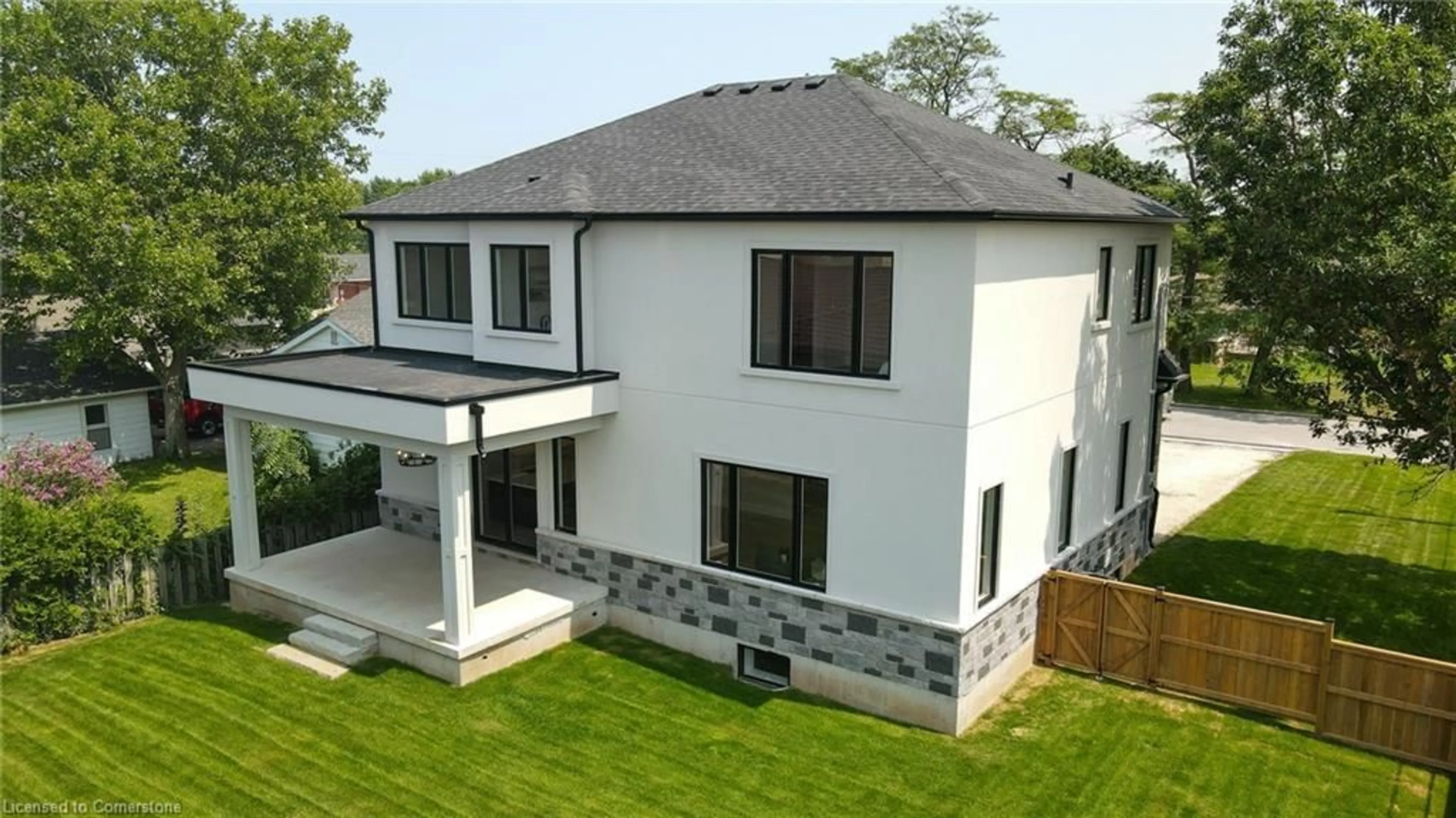 Home with brick exterior material, building for 1 West Ave, Winona Ontario L8E 5L5