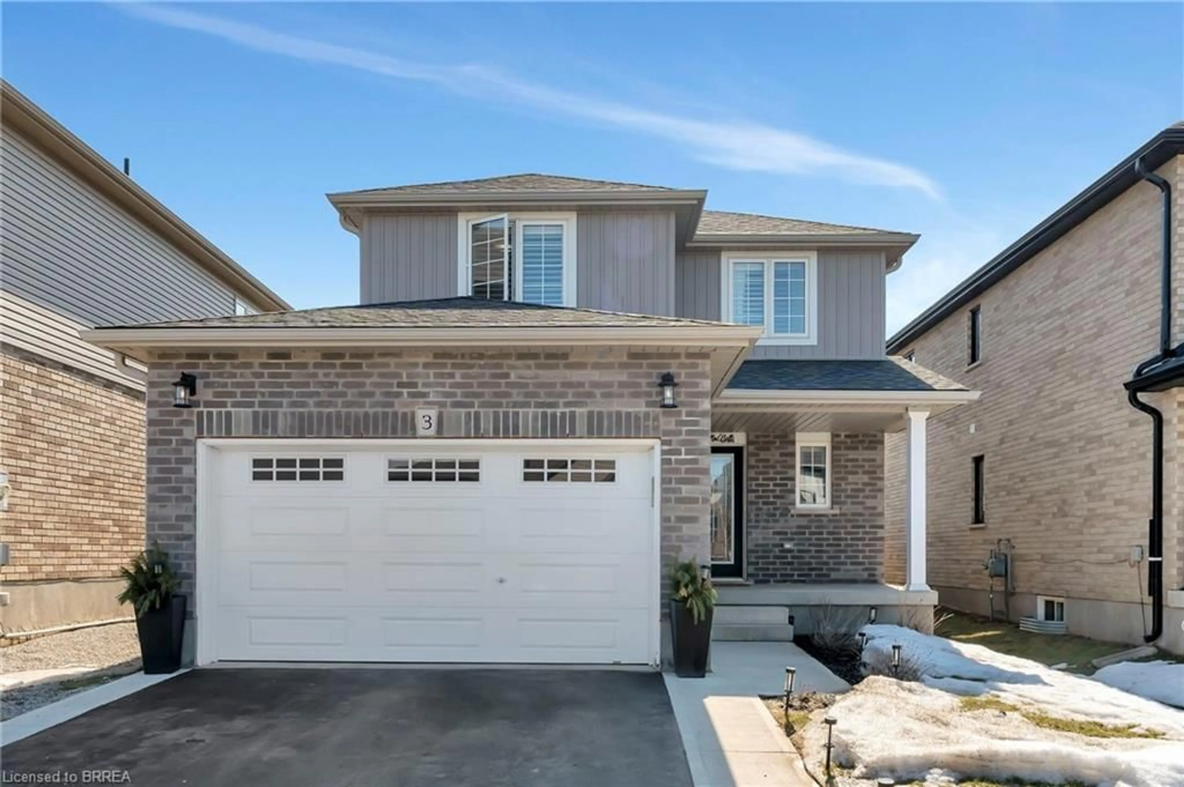 Home with brick exterior material, street for 3 Crawford Pl, Paris Ontario N3L 0A6