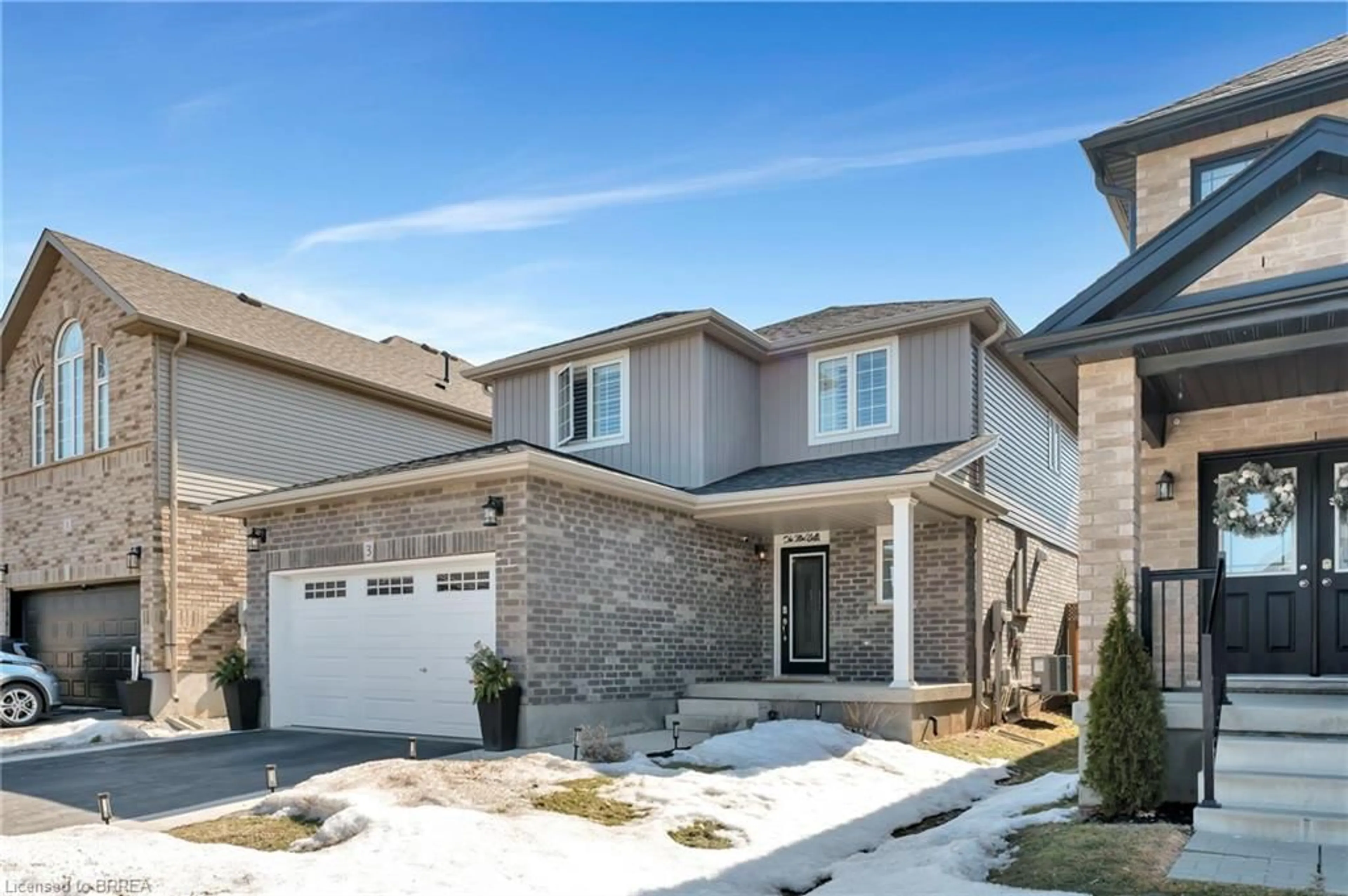 Home with brick exterior material, street for 3 Crawford Pl, Paris Ontario N3L 0A6