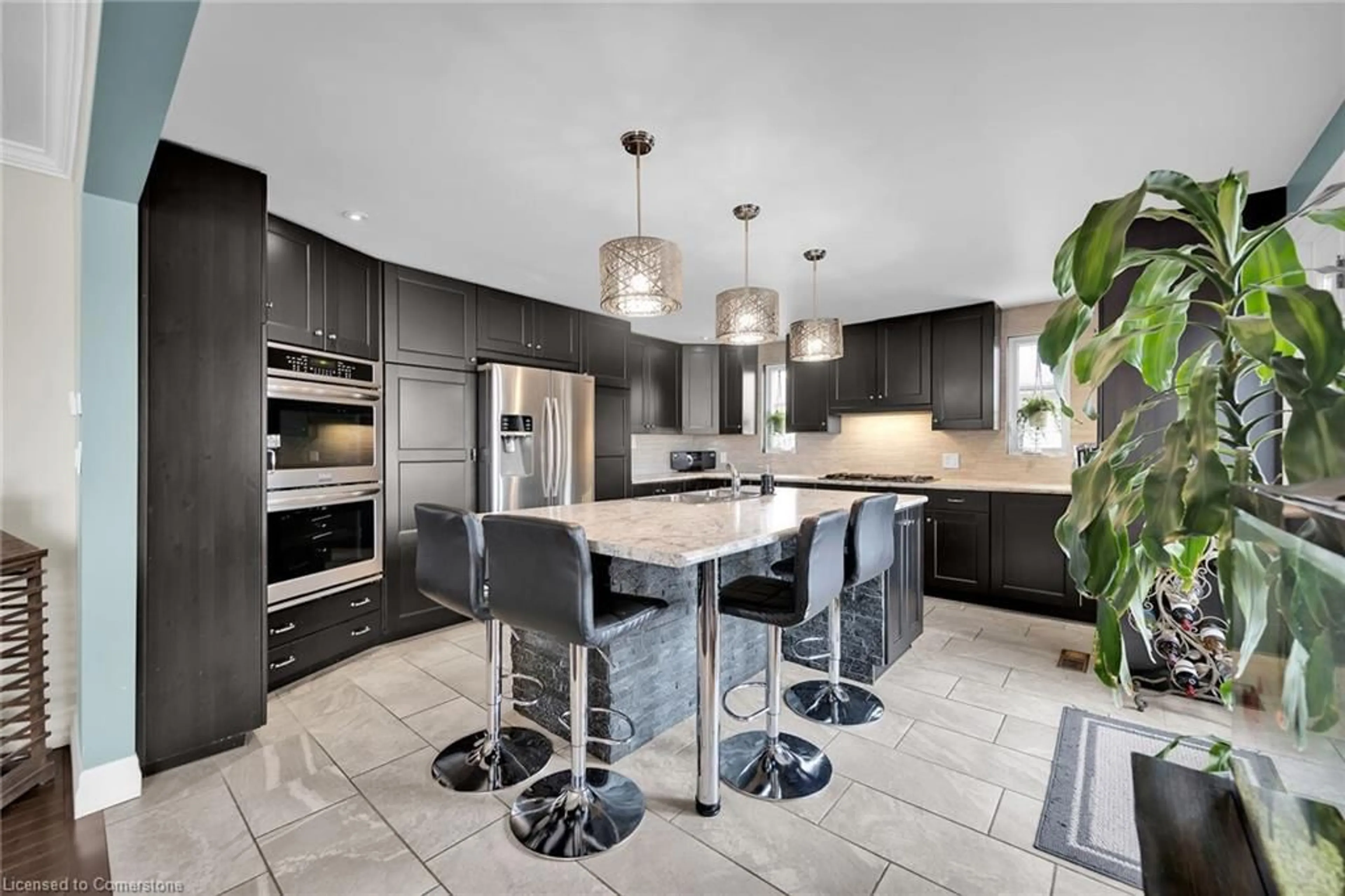 Contemporary kitchen, ceramic/tile floor for 423 George St, Dunnville Ontario N1A 2T8