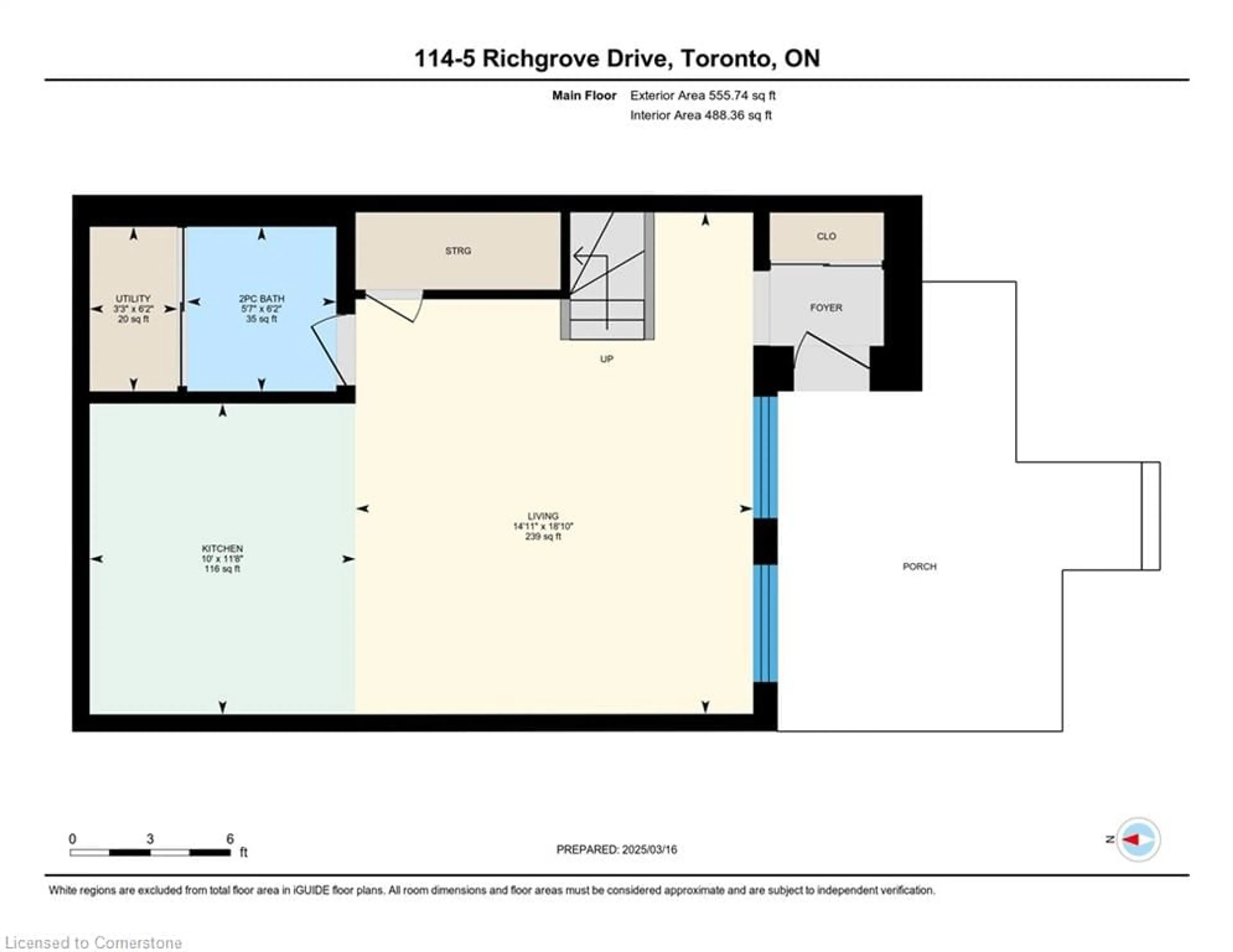 Floor plan for 5 Richgrove Dr #114, Etobicoke Ontario M9R 0A3