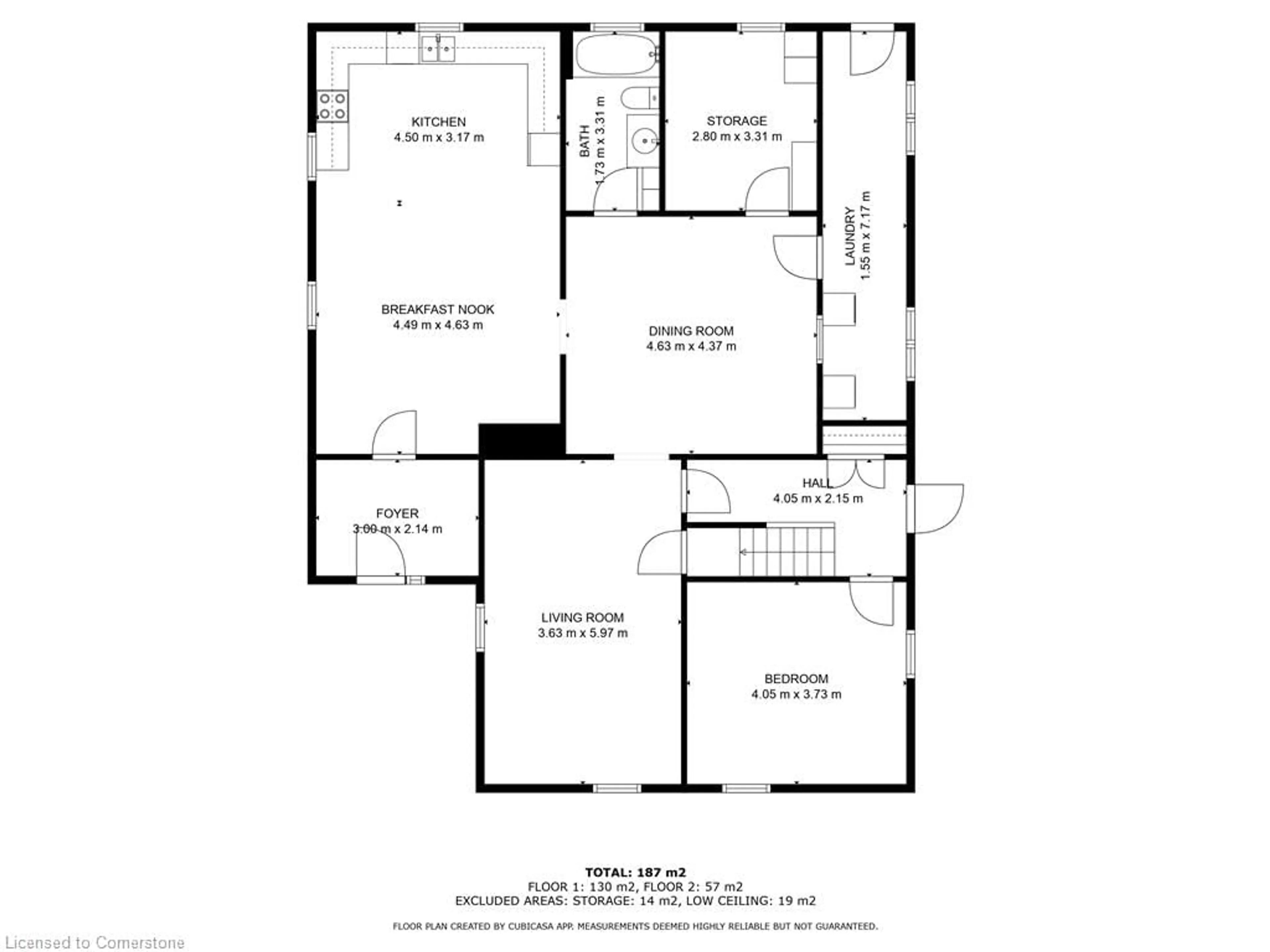 Floor plan for 57902 Calton Line Line, Vienna Ontario N0S 1Z0