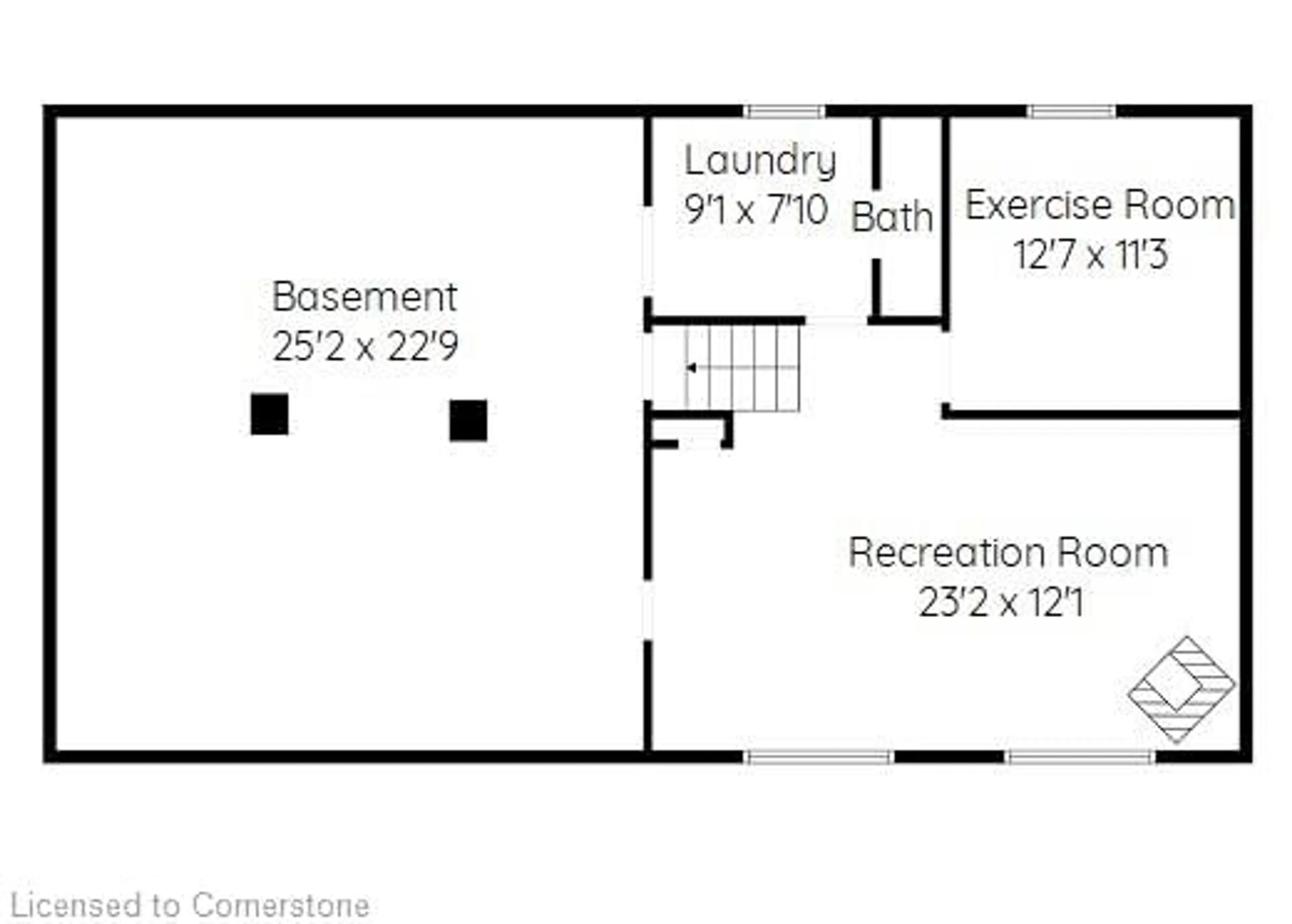 Floor plan for 302 Alma Lane, Ancaster Ontario L9G 2T5